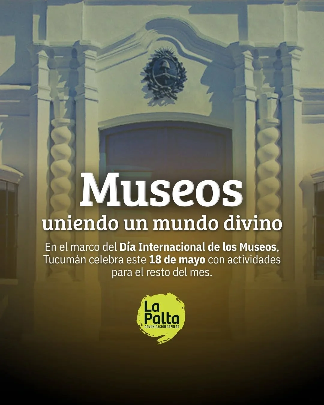 ✨ Este 18 de mayo, Tucum&aacute;n se suma a la celebraci&oacute;n del D&iacute;a Internacional de los Museos con actividades gratuitas en distintos espacios culturales de la provincia.

🌎 Bajo el lema &ldquo;Museos uniendo un mundo divino&rdquo;, el