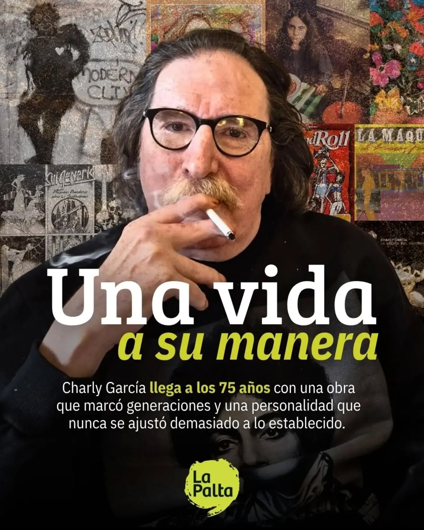 🎂 A 75 a&ntilde;os de su nacimiento, repasamos una parte de la historia de Charly Garc&iacute;a: la de un m&uacute;sico que hizo de su propia manera de vivir una marca inconfundible.

💿 El cumplea&ntilde;os llega tambi&eacute;n con m&uacute;sica de