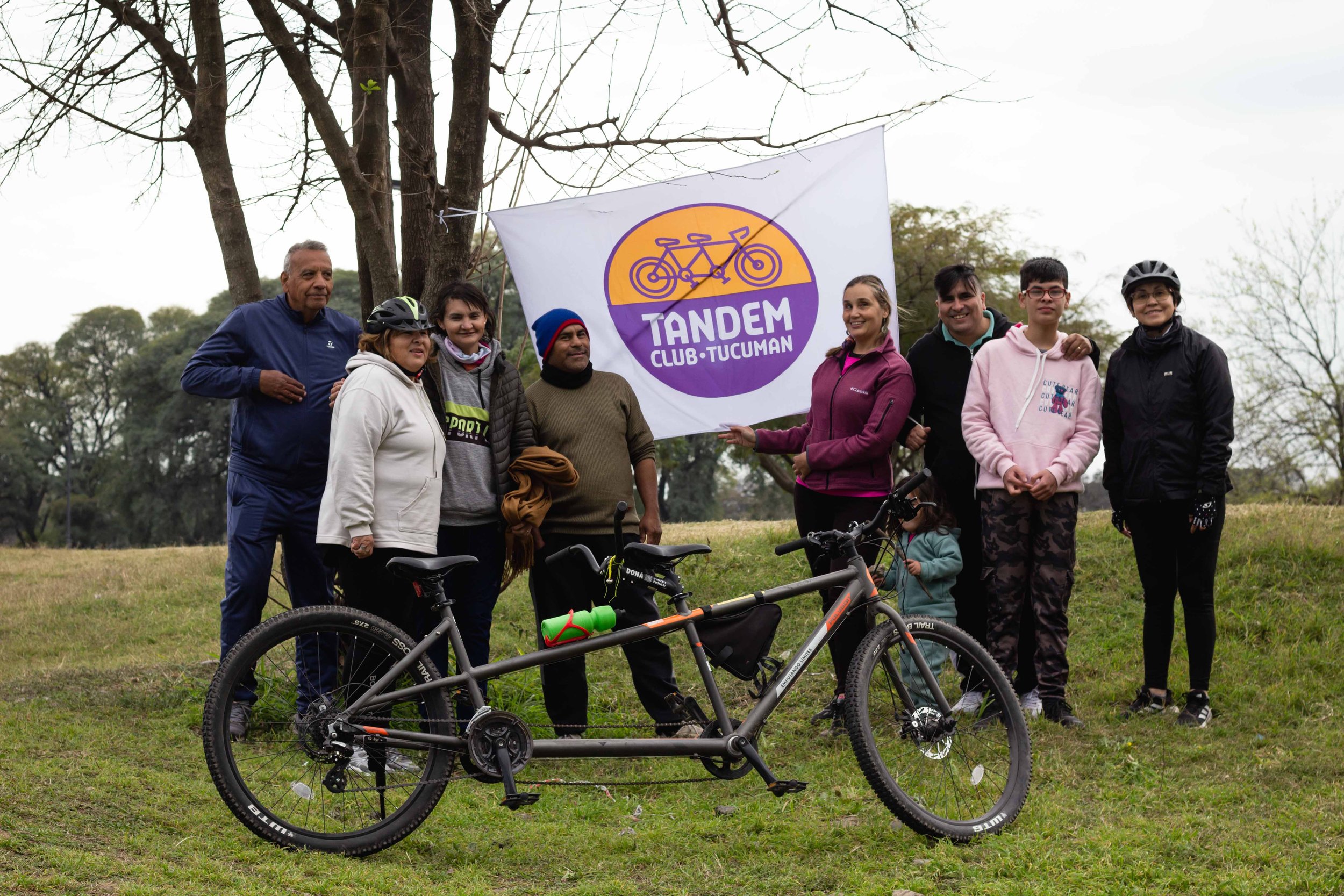 Tándem Club, donde la inclusión se pedalea de a dos  