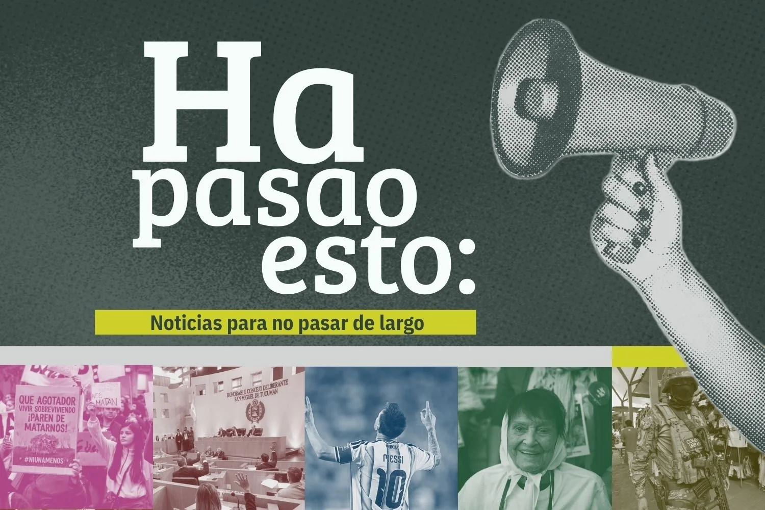 Derechos Humanos, funcionarios, aumentos y fútbol