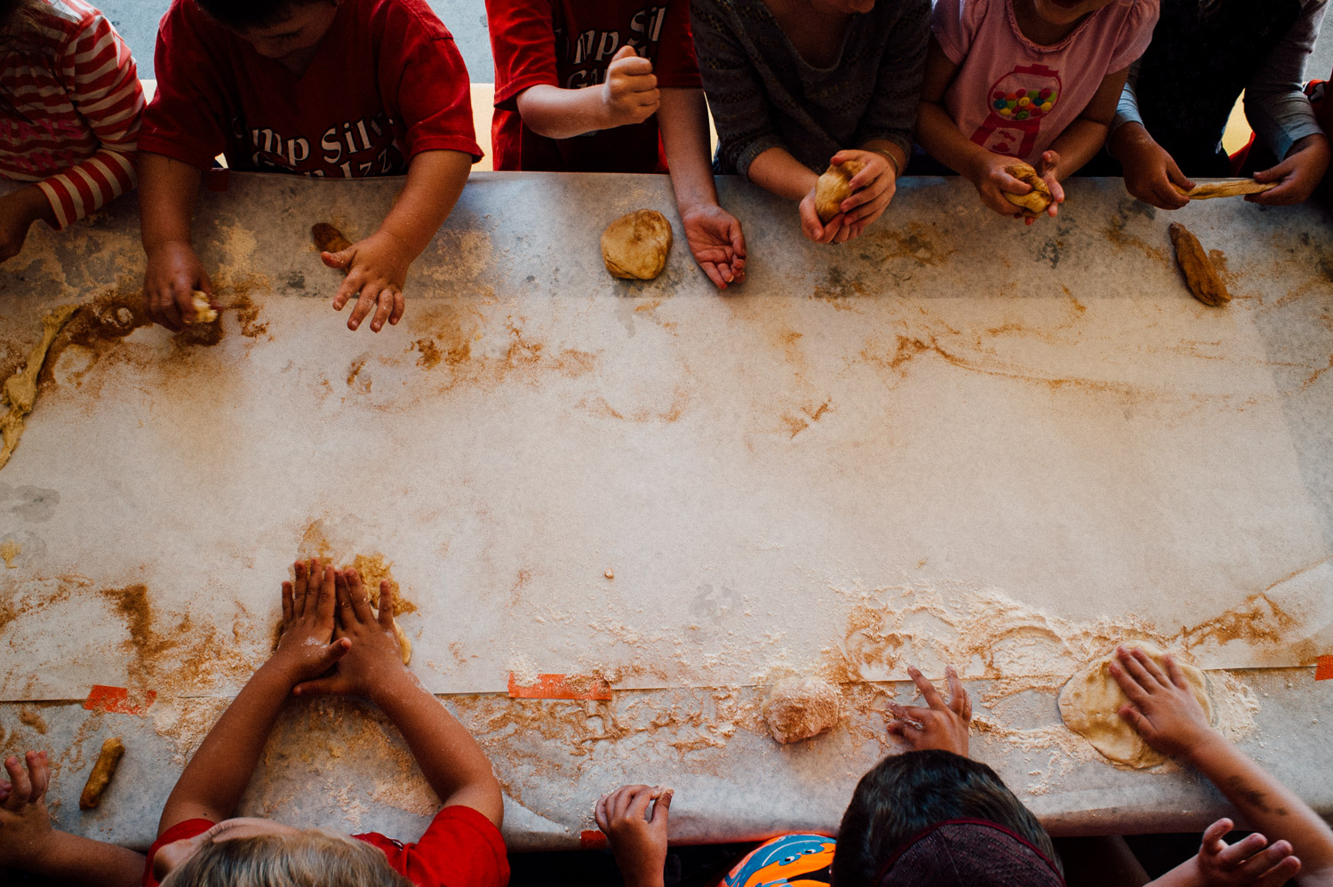 challah baking, 2015