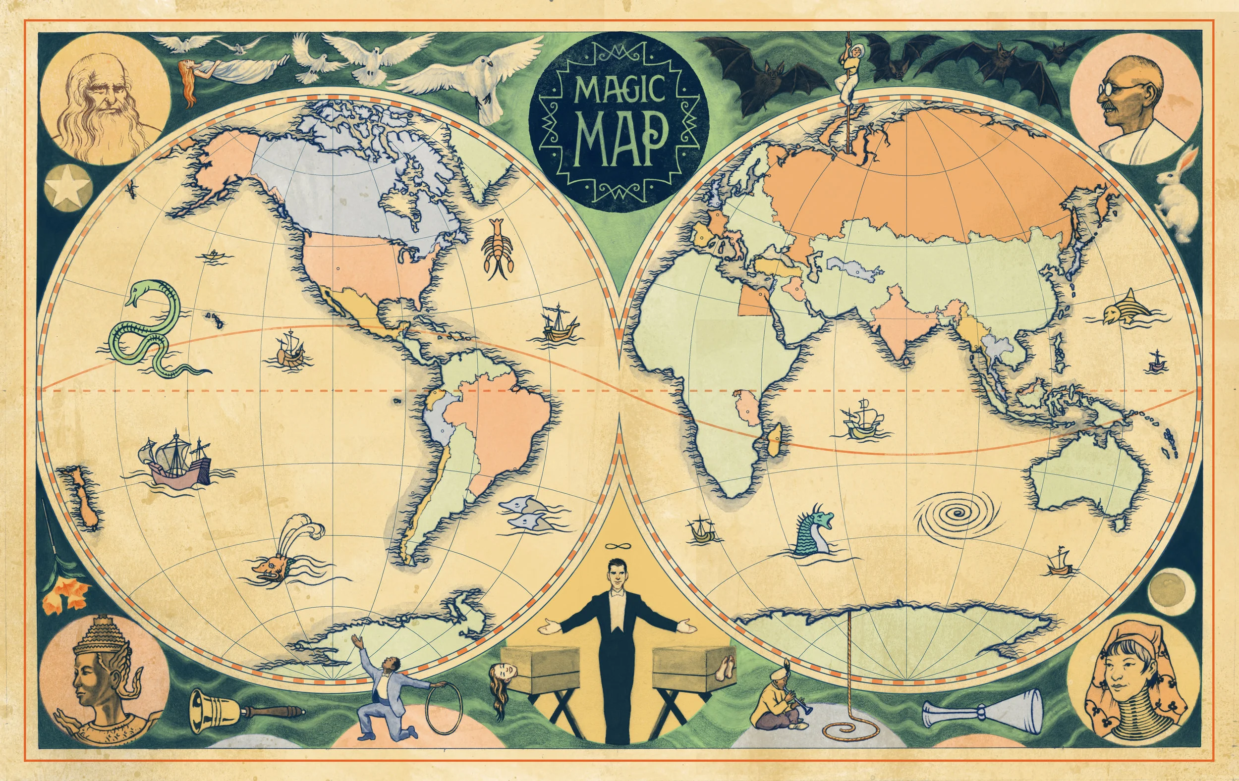 Magic Mail: Magic Map