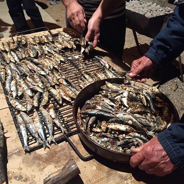 The irony of being tourists and crashing the local's end-of-season party did not escape us, nor did their delicious sardines.