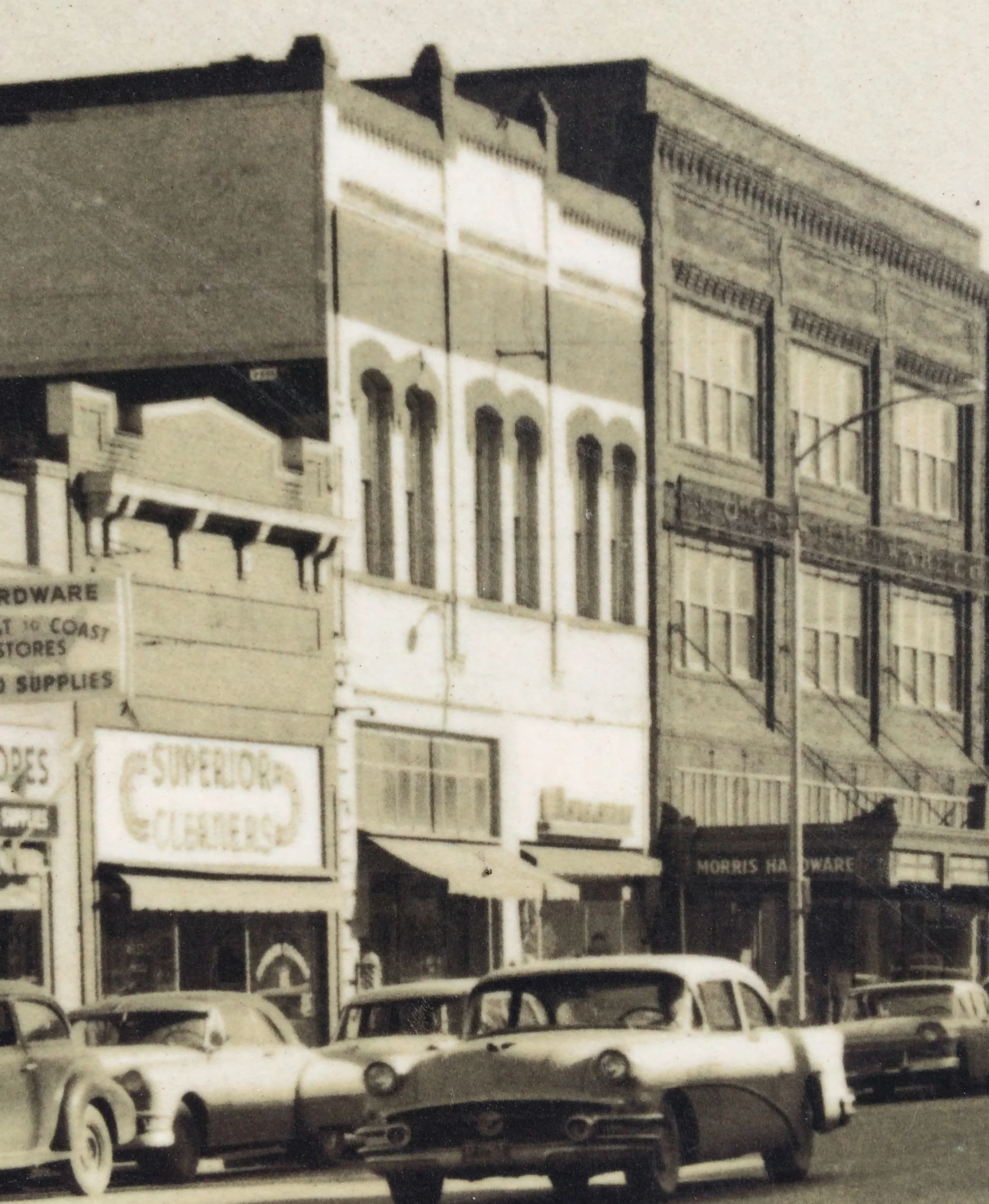 The Morris Building in the 1950s