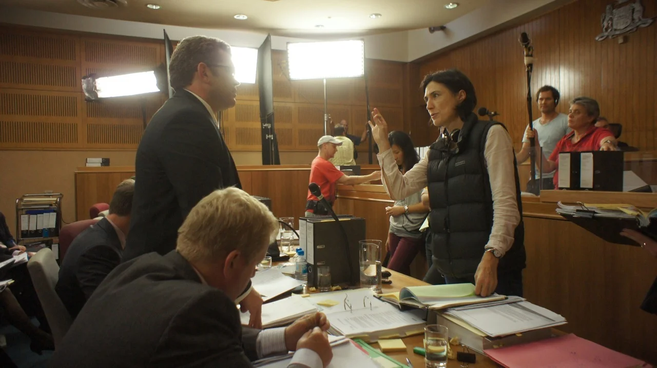Jessica directing Devil's Dust