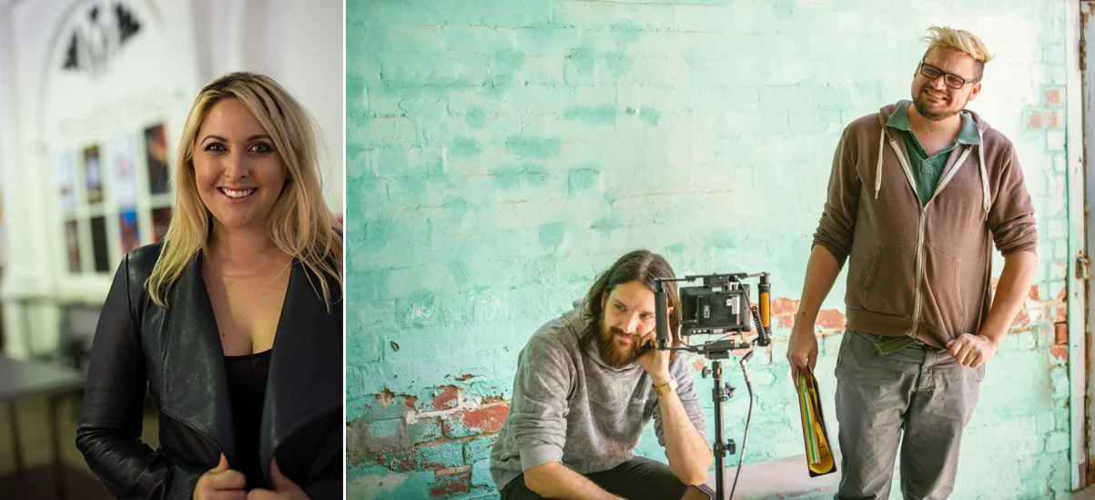 Producer Lauren Elliott and Directors Matt Lovkis & Henry Inglis
