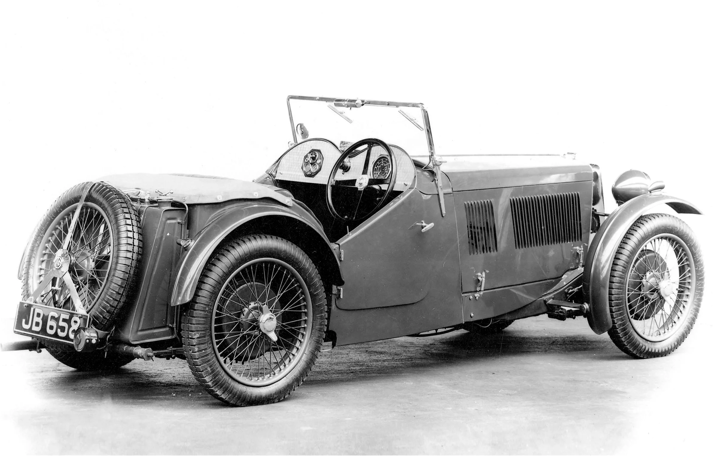 Slab tank, cycle-type wings, cutaway doors, they looked the epitome of the 1930s sports car