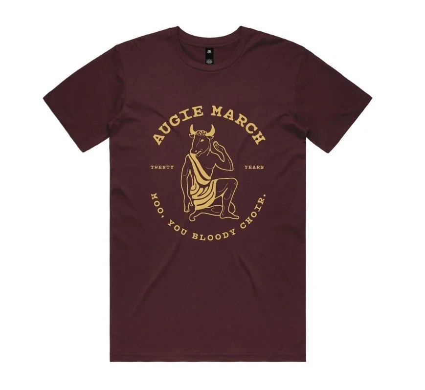 Moo Minotaur Tee - Burgundy