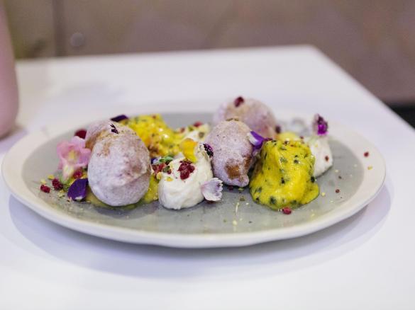 Summer Italian Donuts with Passionfruit Curd