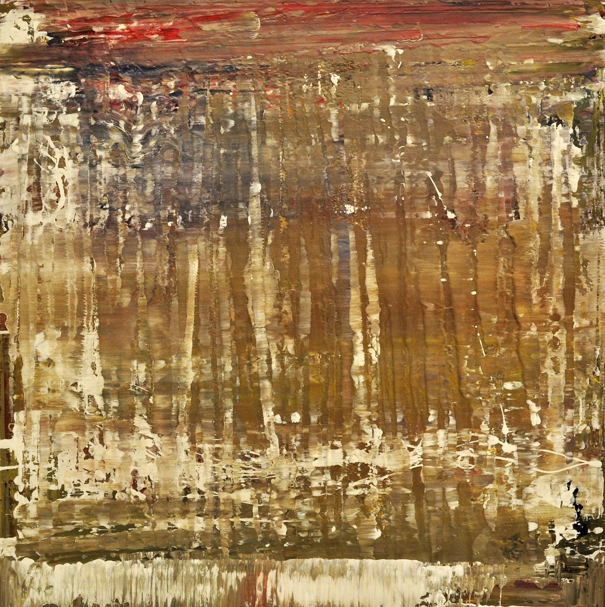  PLASTISOL ON PANEL 24x24  2012 