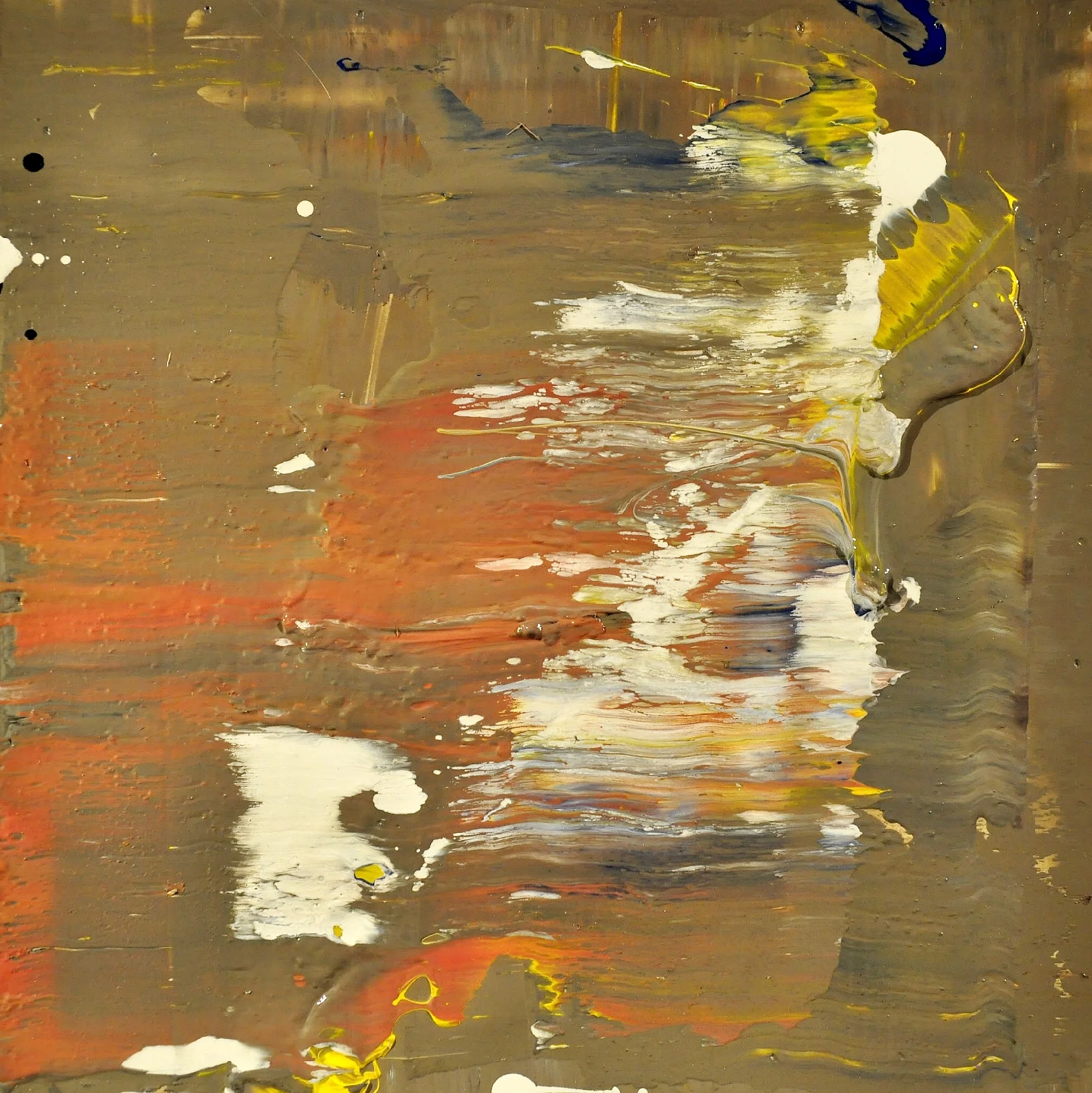  PLASTISOL ON PANEL 12x12  2012 