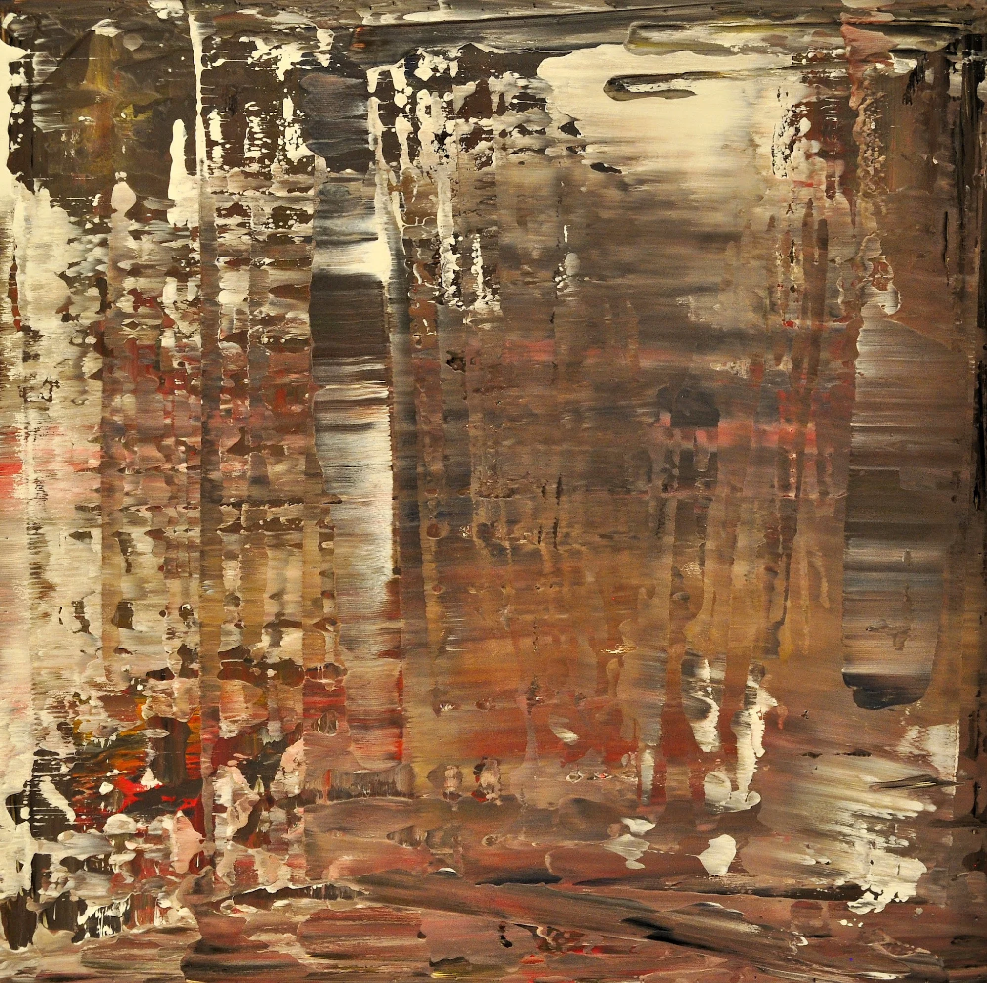  PLASTISOL ON PANEL 24x24  2012 