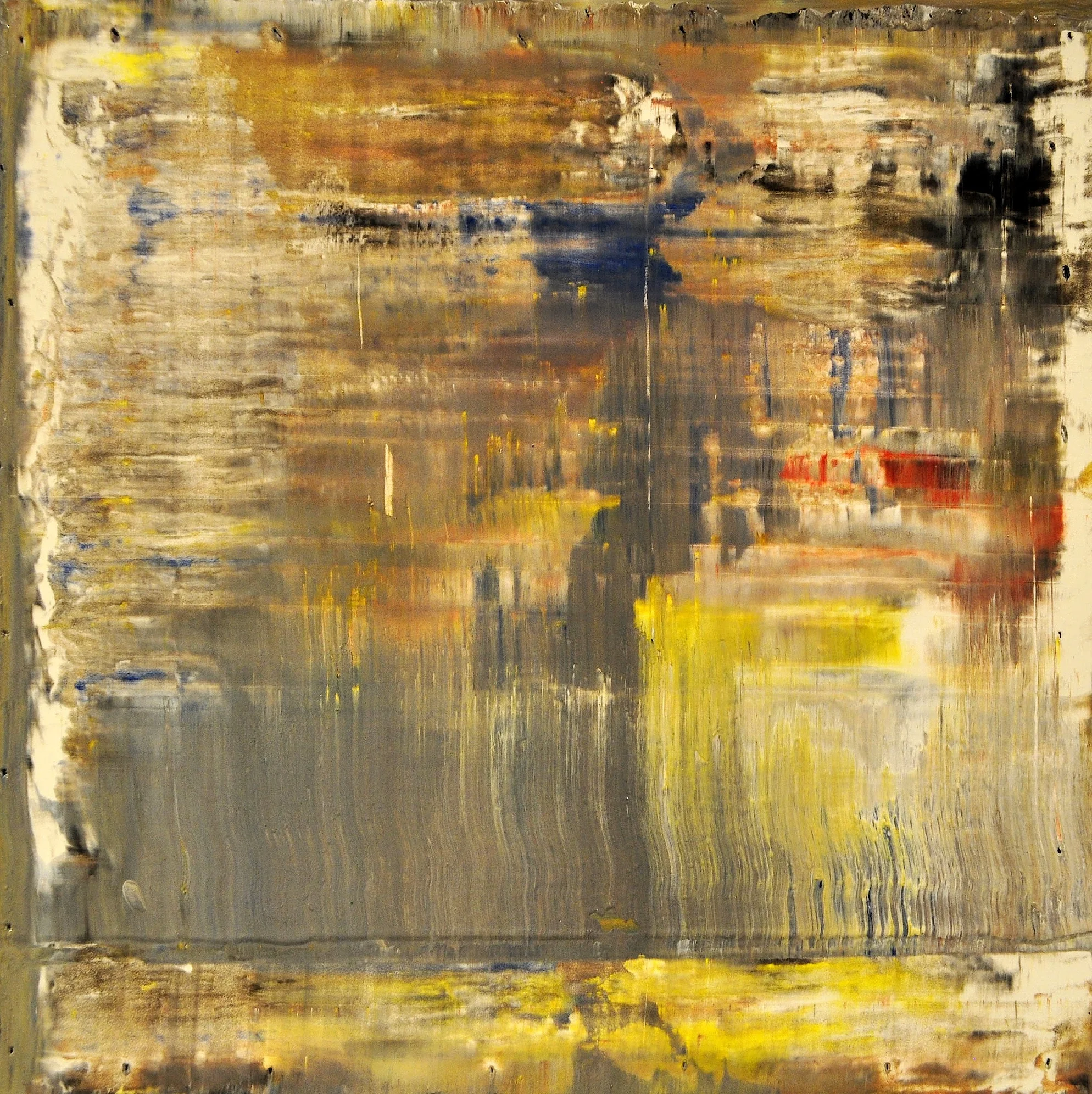  PLASTISOL ON PANEL 12x12  2012 