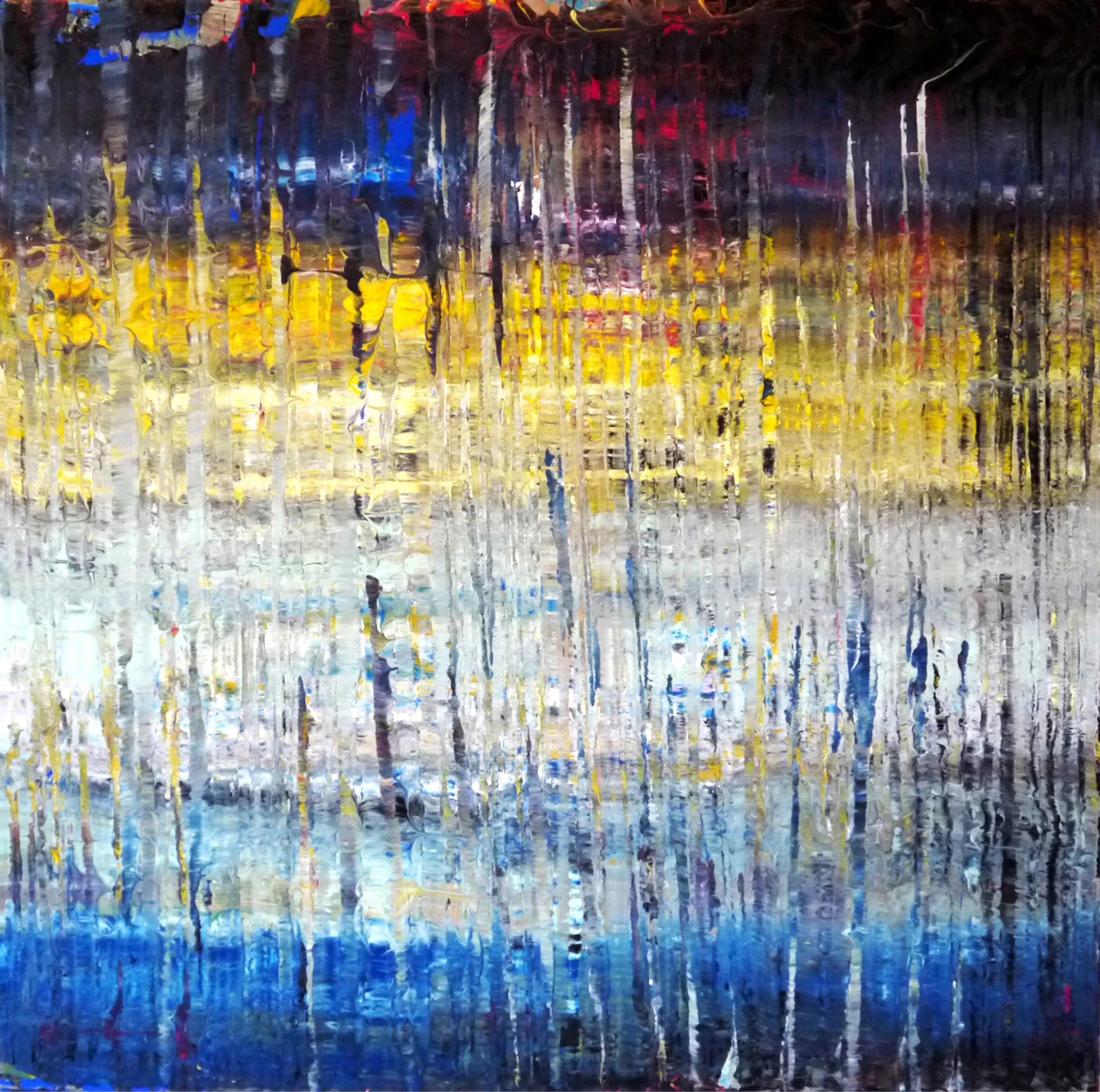 LACQUER ON PANEL 24x24 2013