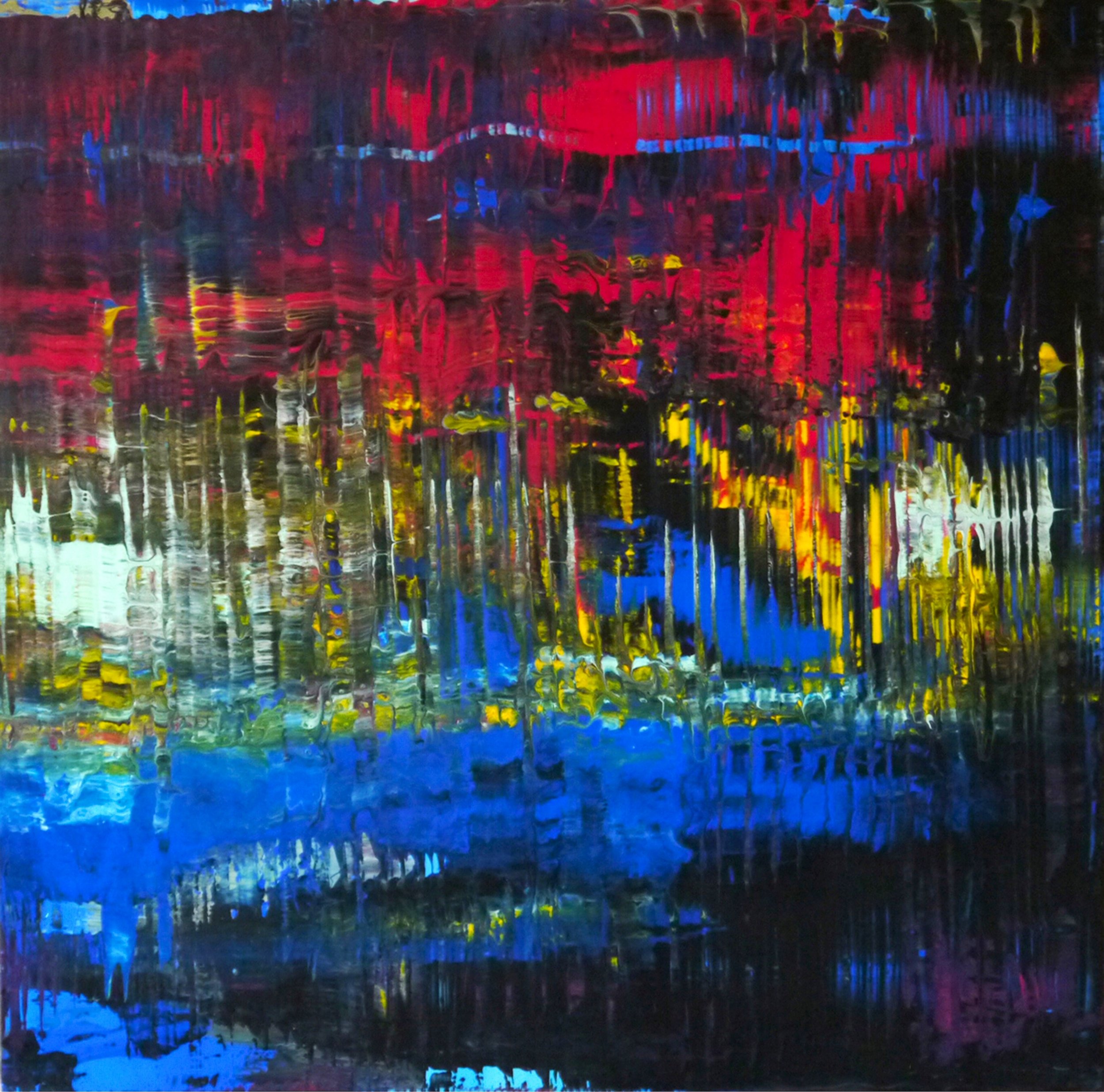 LACQUER ON PANEL 24x24 2013