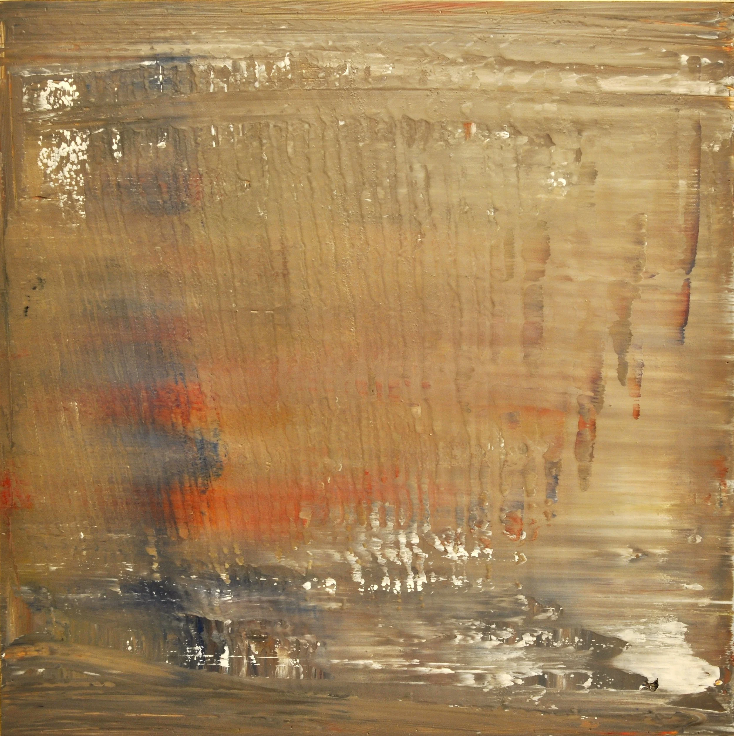  PLASTISOL ON PANEL 24x24  2012 