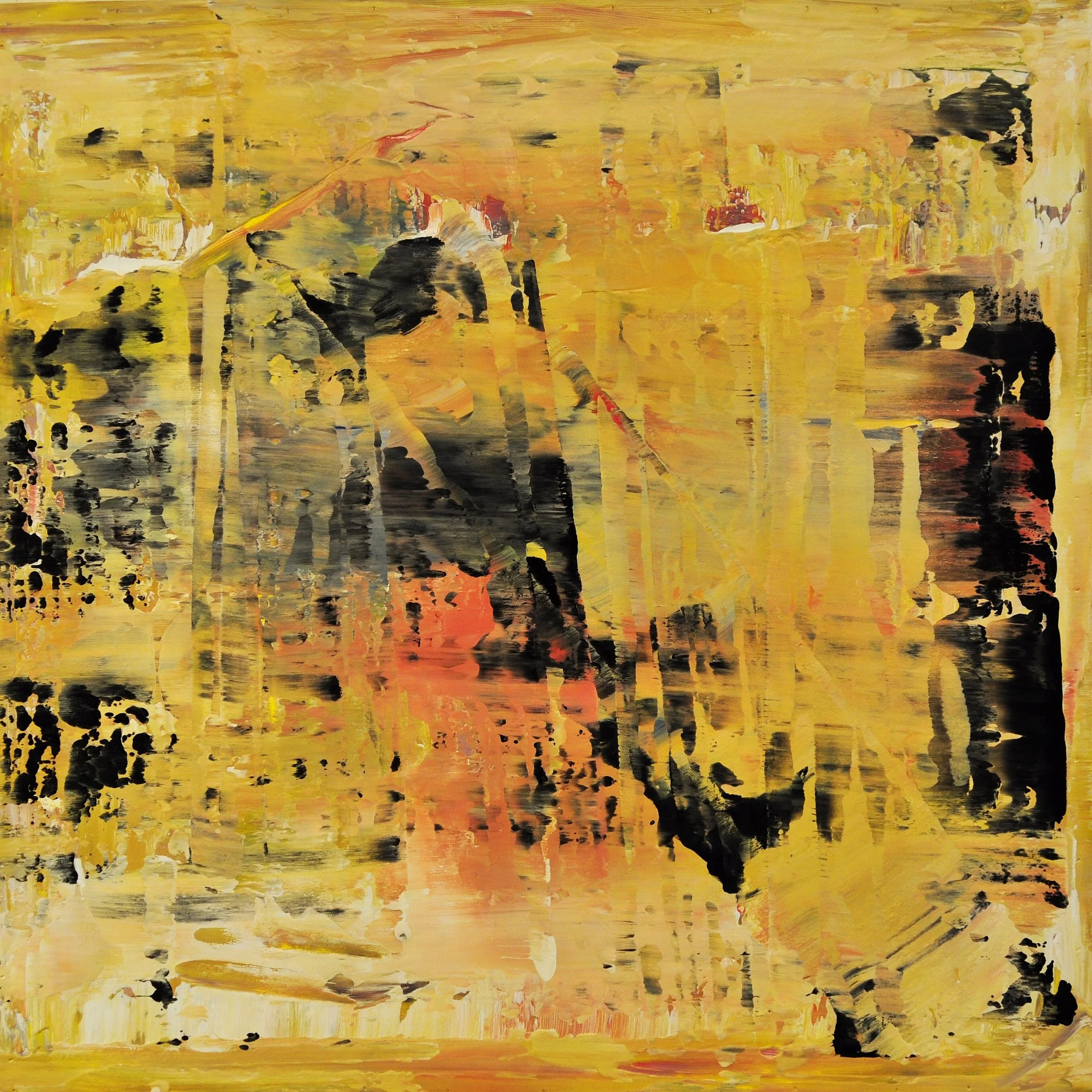  PLASTISOL ON PANEL 12x12  2012 