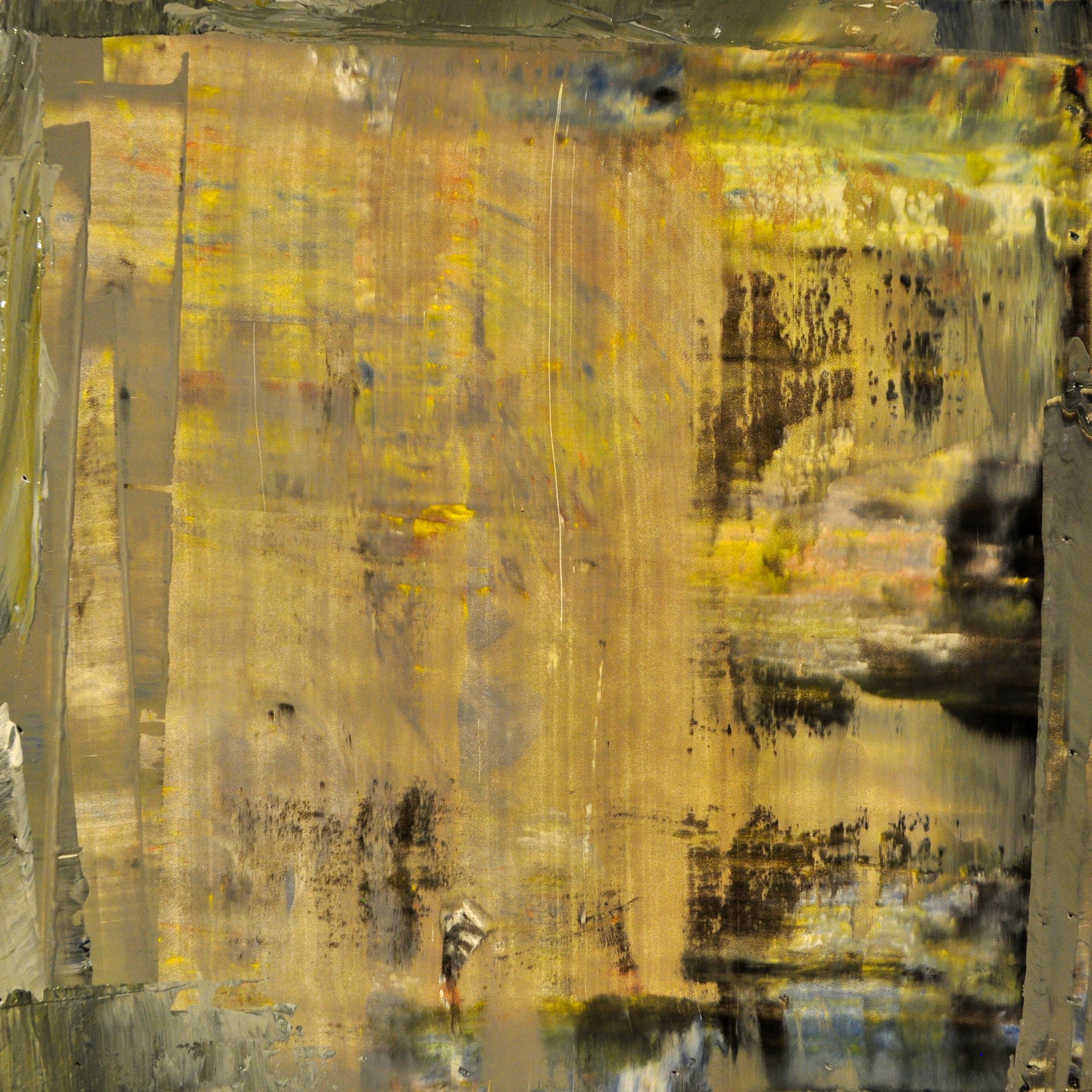  PLASTISOL ON PANEL 12x12  2012 