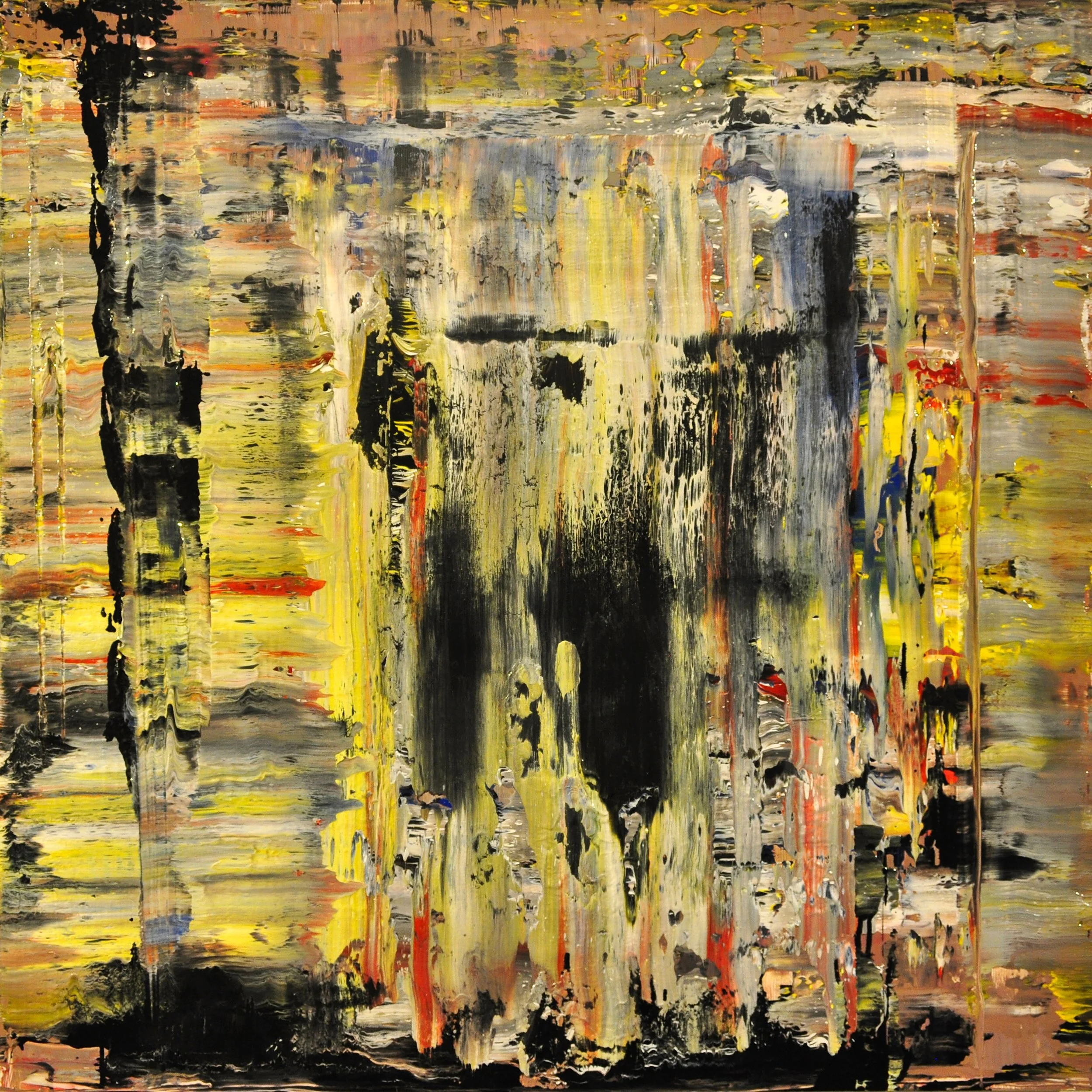  PLASTISOL ON PANEL 36x36  2012 