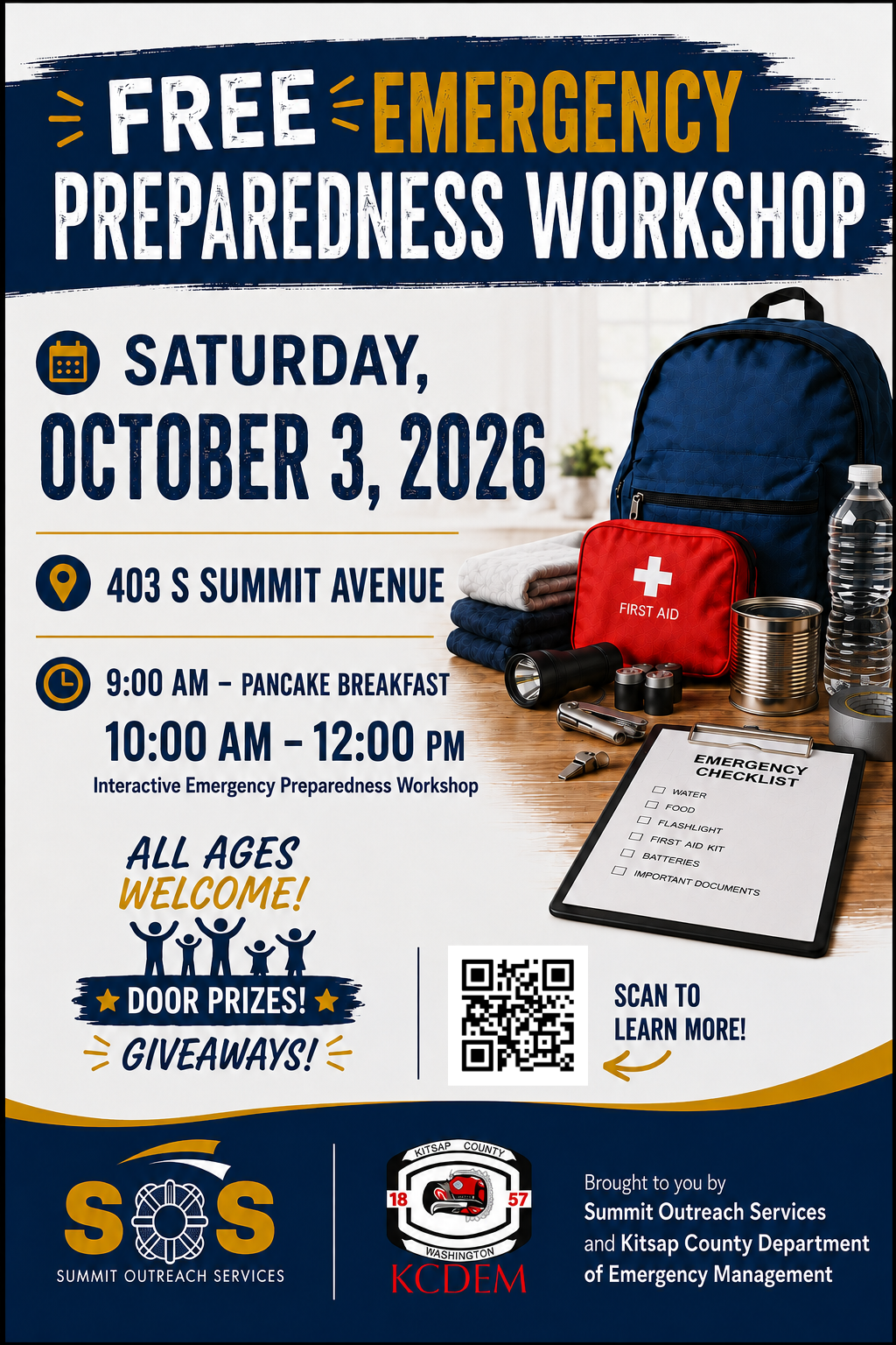flyer for emergency workshop