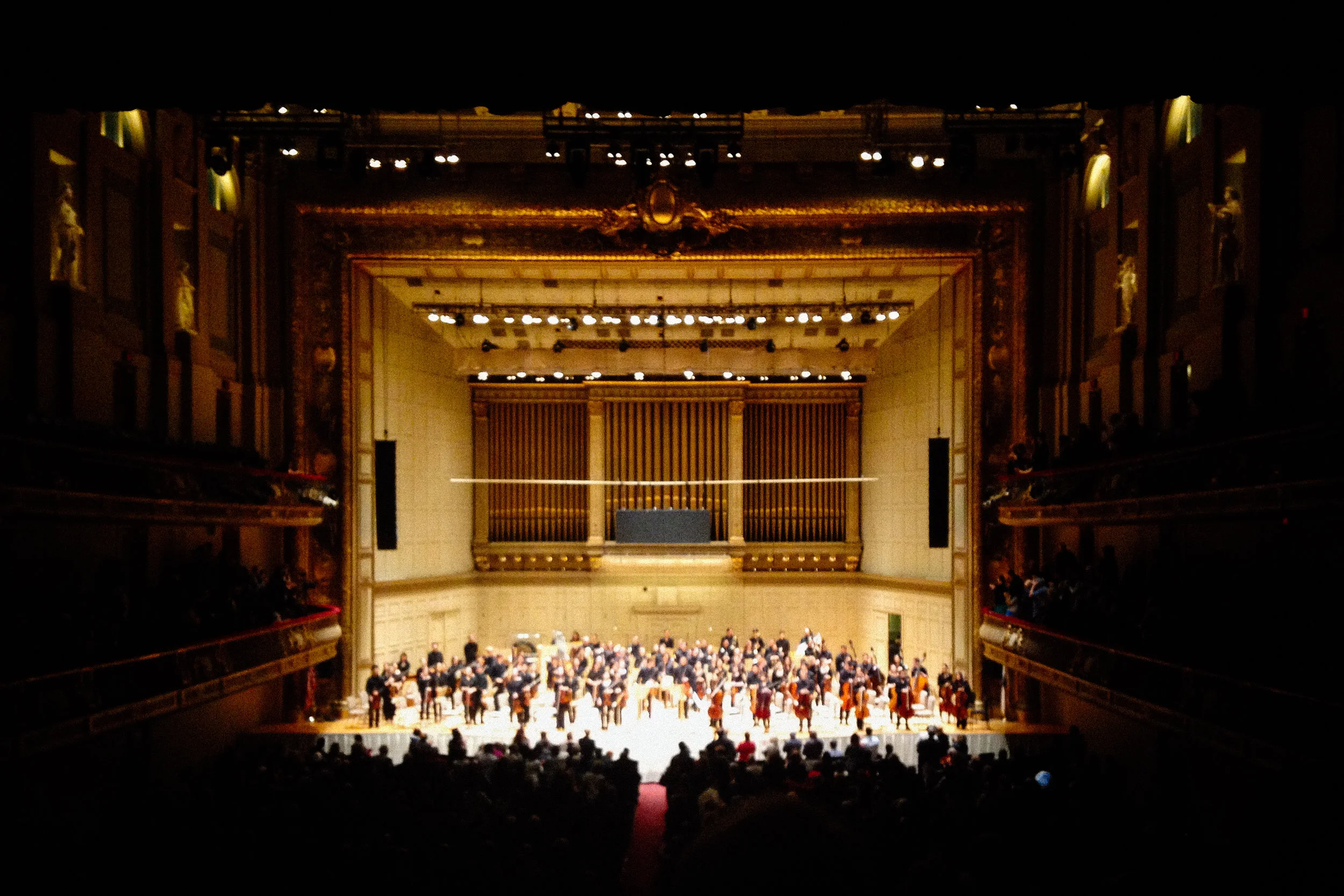 2016 NEC philharmonic in Boston Symphony Hall