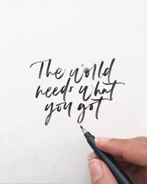 Lettering by Candace Carson - See more of her work on Instagram