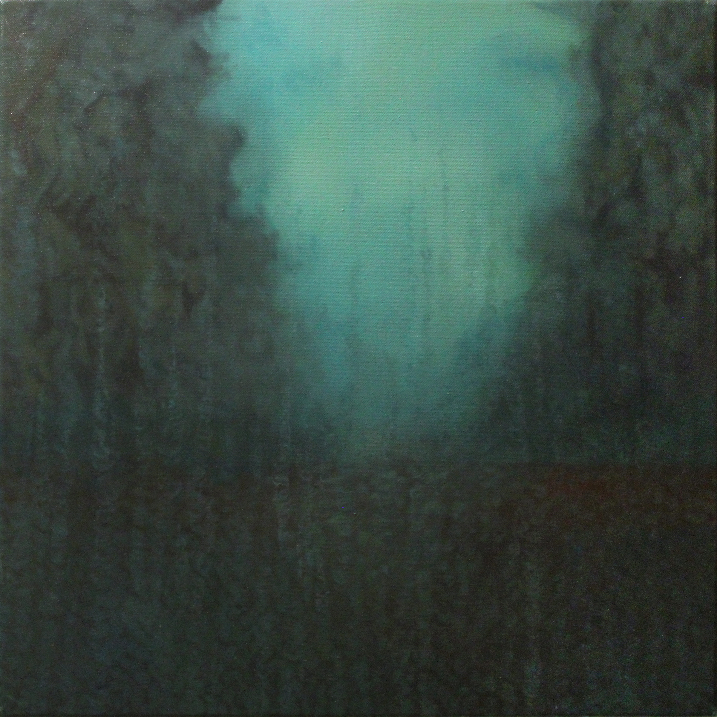 Rainy Window / Scotland, 2007, 20 x 20", oil on canvas