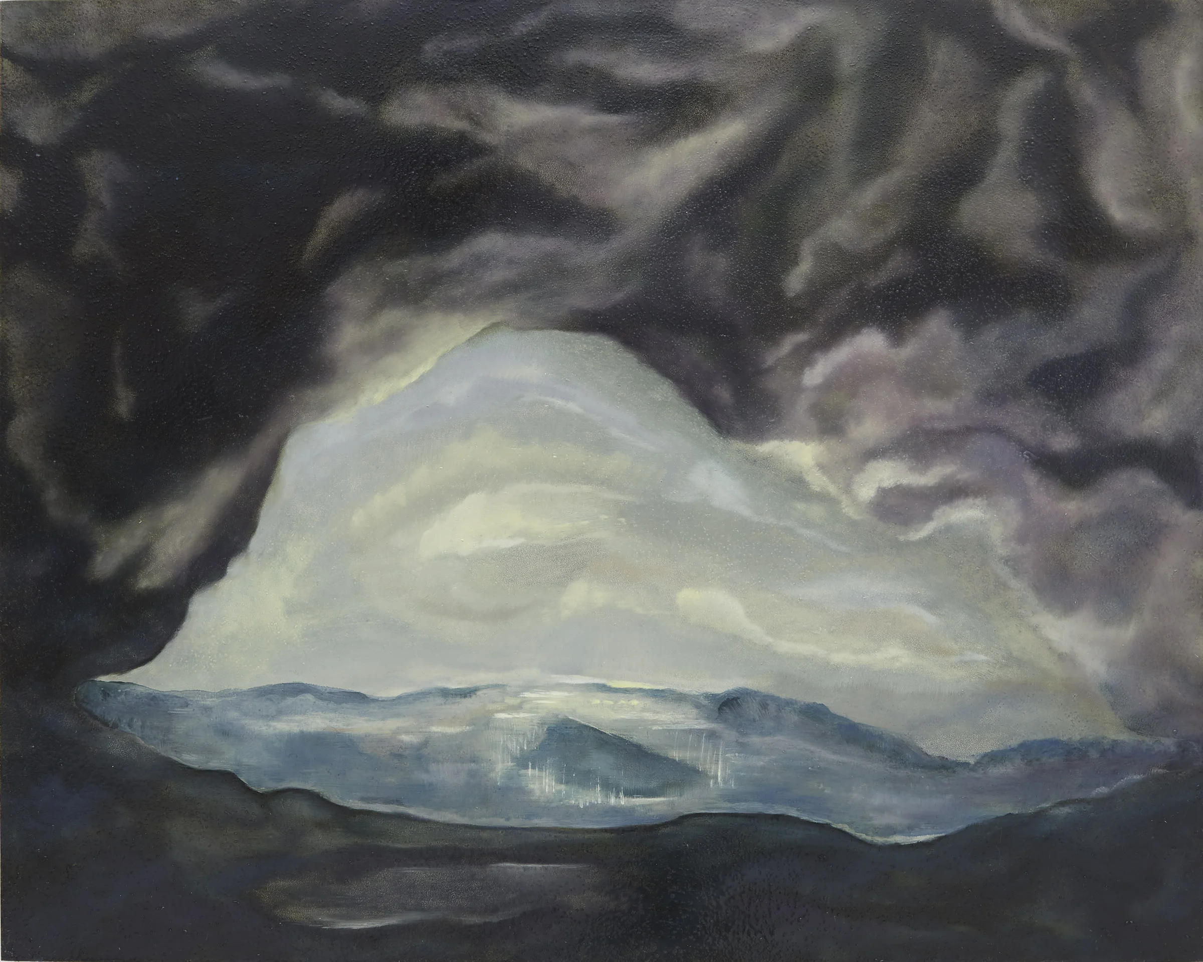 At the Centre of It All, 2016, 16 x 20", oil on panel