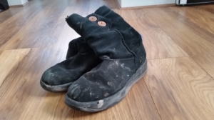 Farewell to these boots that have been weighing me down