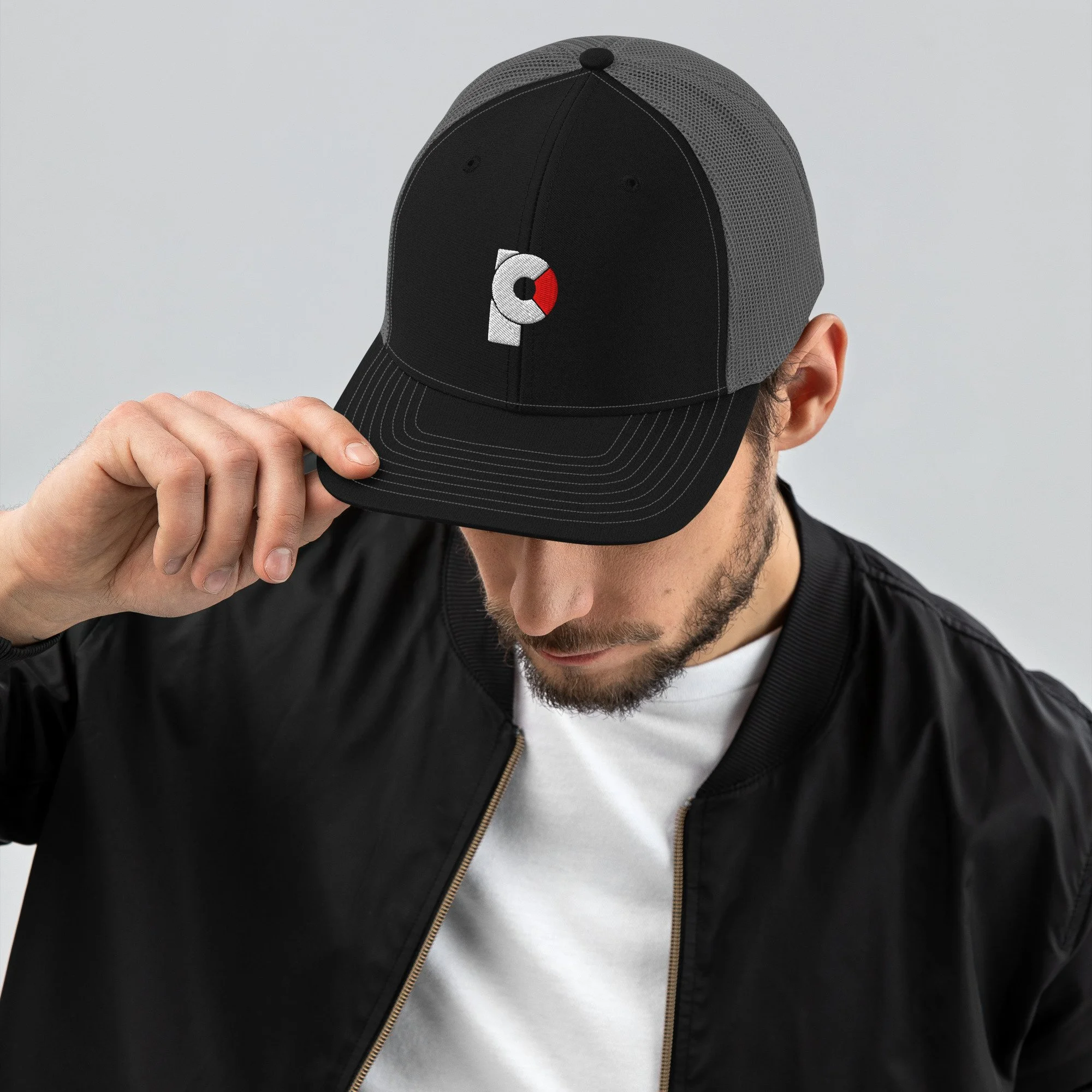 snapback-trucker-cap-black-charcoal-front-693cd4c6144ee.jpg