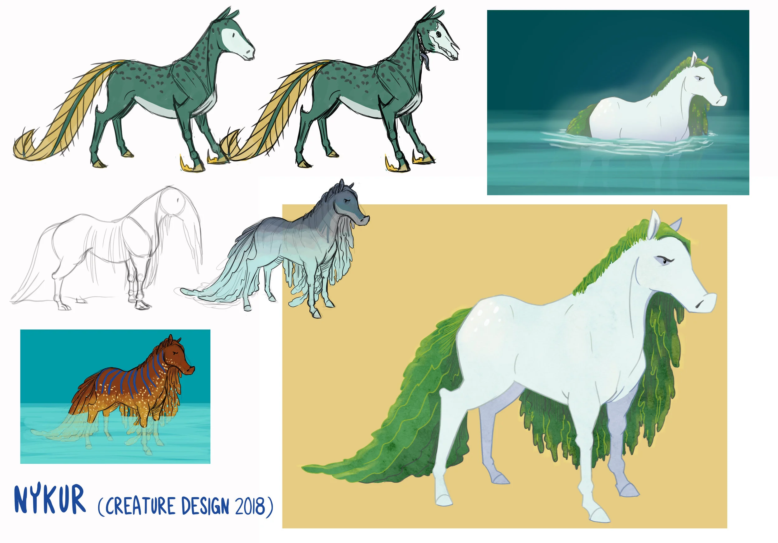 Nykur creature design