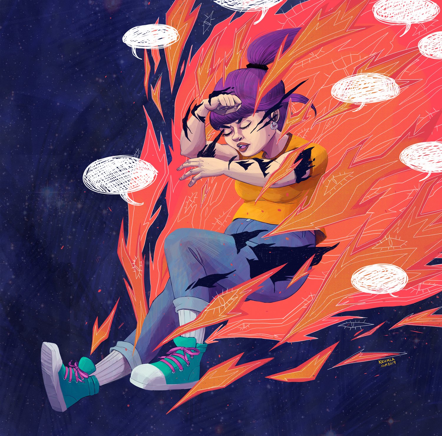 Originally made for the show List í 365 daga (Art for 365 days) in 2020