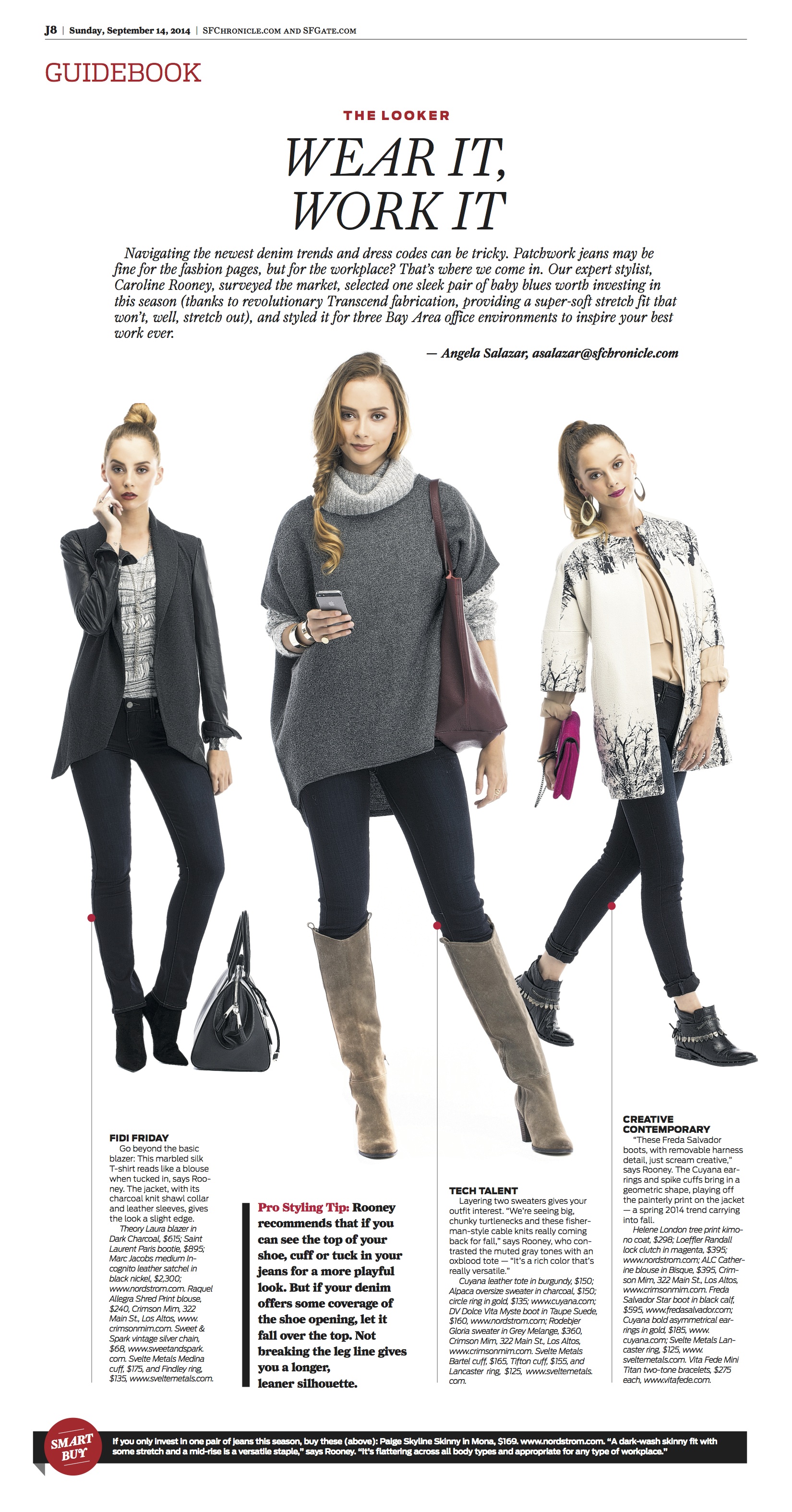 San Francisco Chronicle Fall Denim Issue