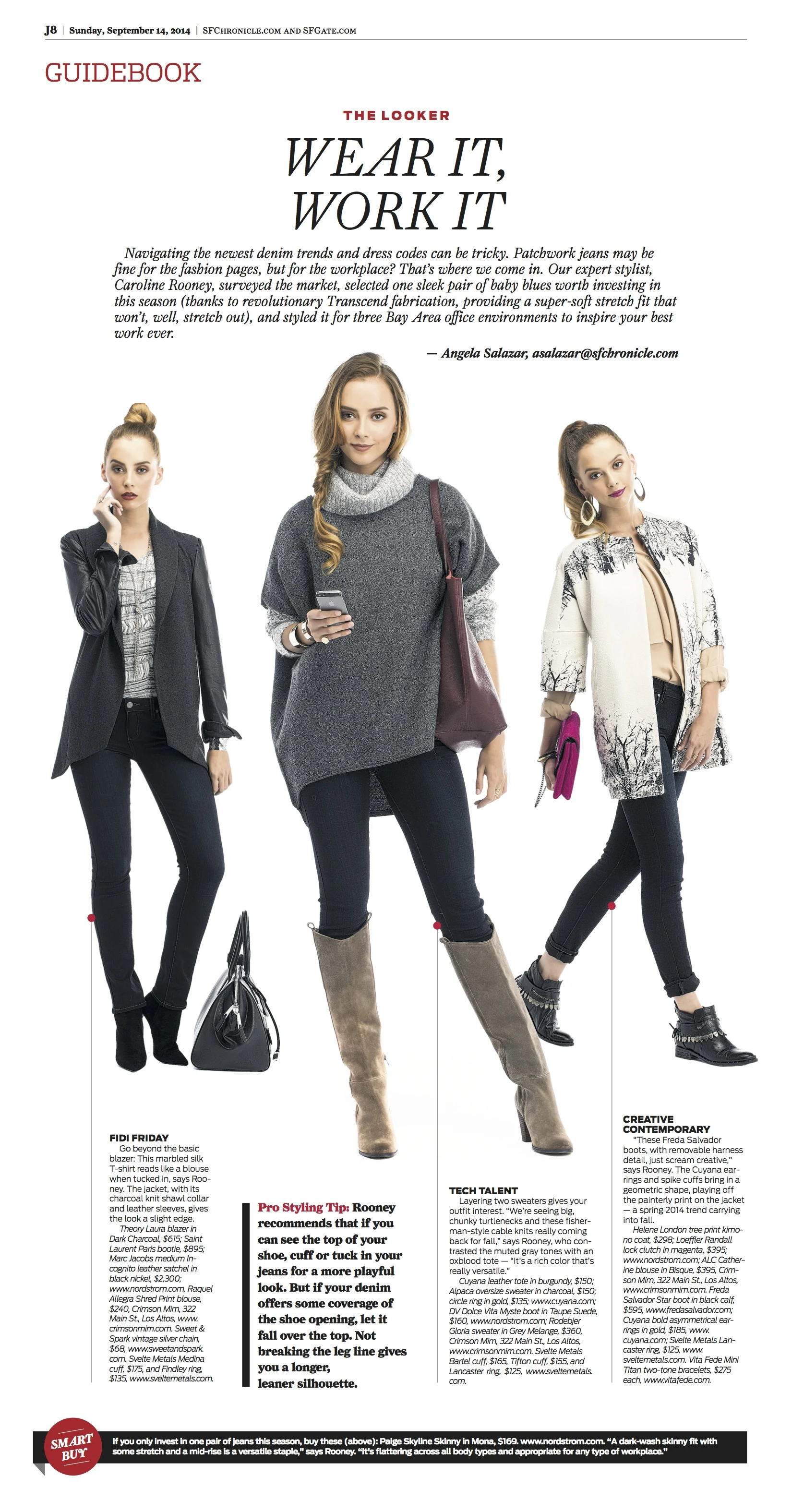 San Francisco Chronicle Fall Denim Issue