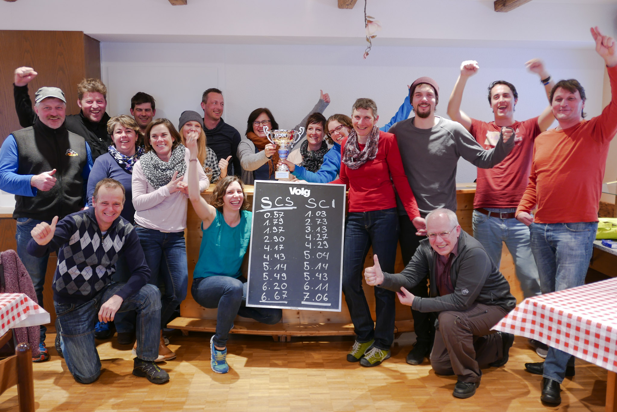 Knappe 39 Hundertstelsekunden bringen den Pokal nach Seelisberg.