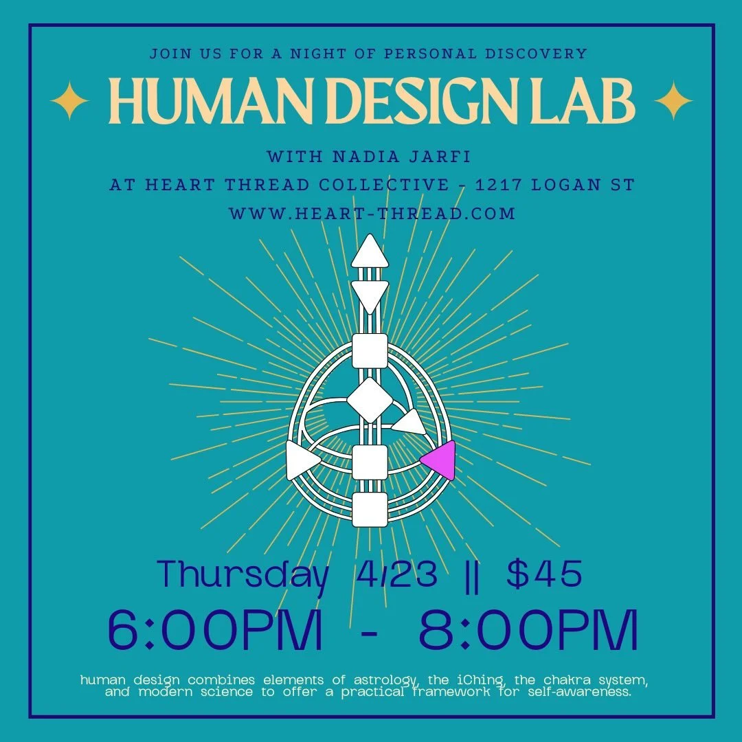 Have you ever thought &ldquo;The way I&rsquo;m moving through life just doesn&rsquo;t seem to be ✨working?✨ 

Human Design offers a different lens, one that helps you understand your energy, your rhythms, and your unique way of being.

And on Thursda