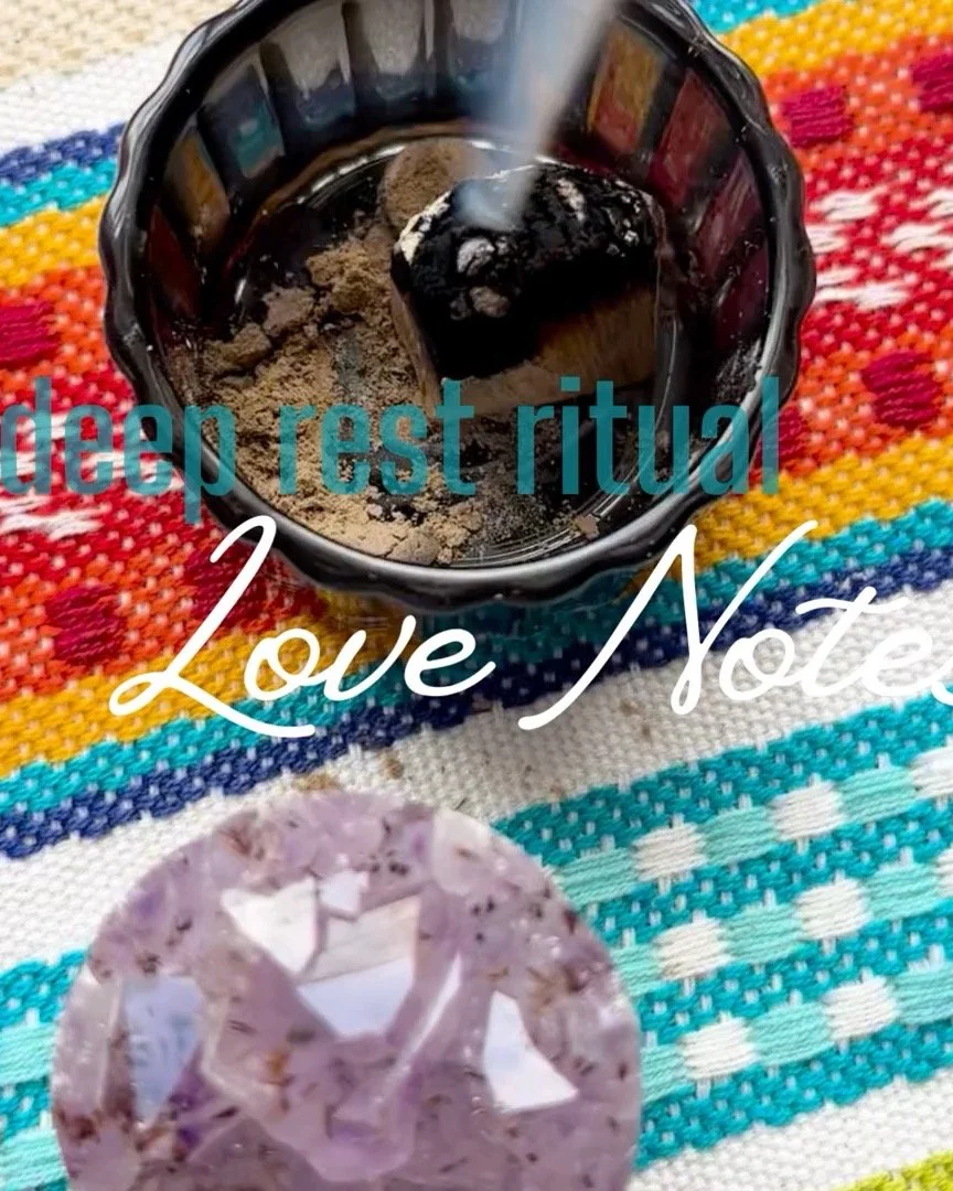 Who doesn't love a LOVE NOTE? ❤️ Send some sweet love to yourself Saturday at our Deep Rest Ritual event! 3-5pm $40 Comment REST for the direct link 🎯