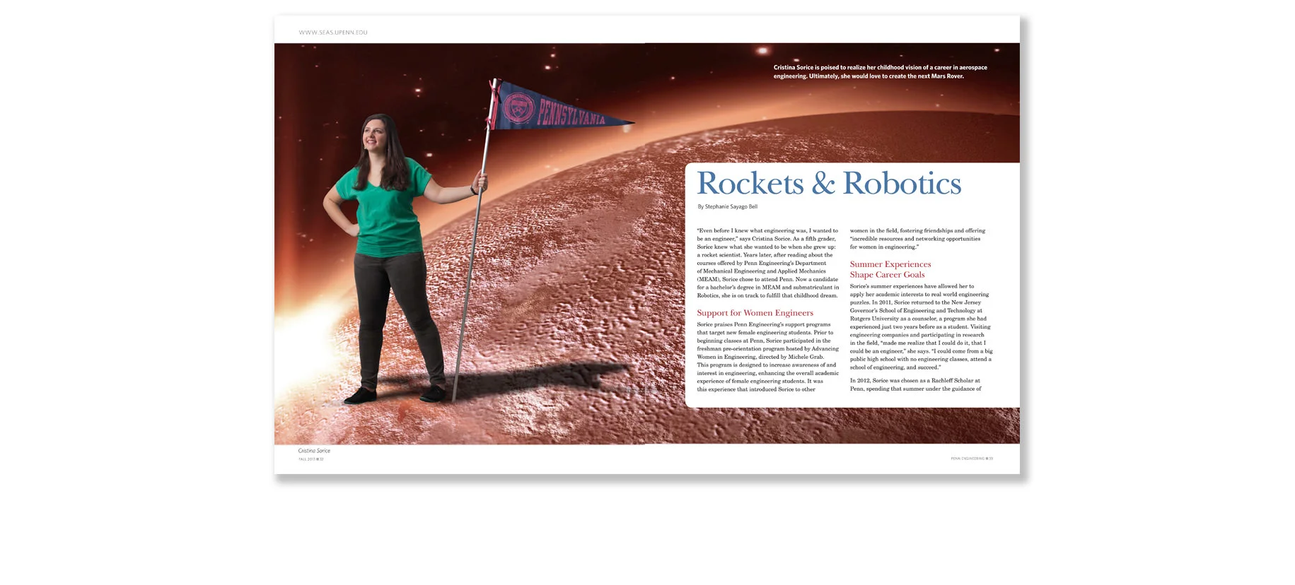 Penn Engineering Magazine / Spread