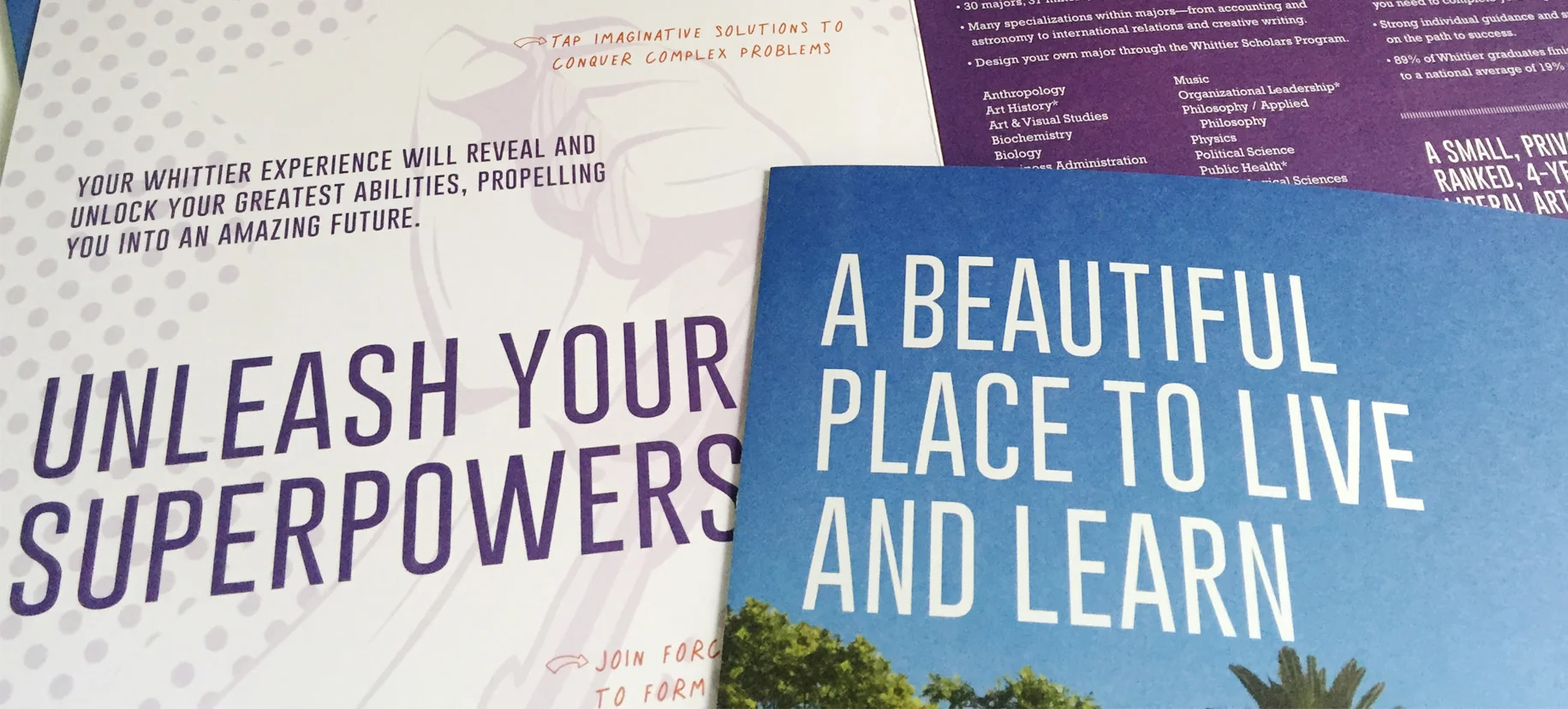 WHITTIER COLLEGE / ADMISSIONS COMMUNICATIONS