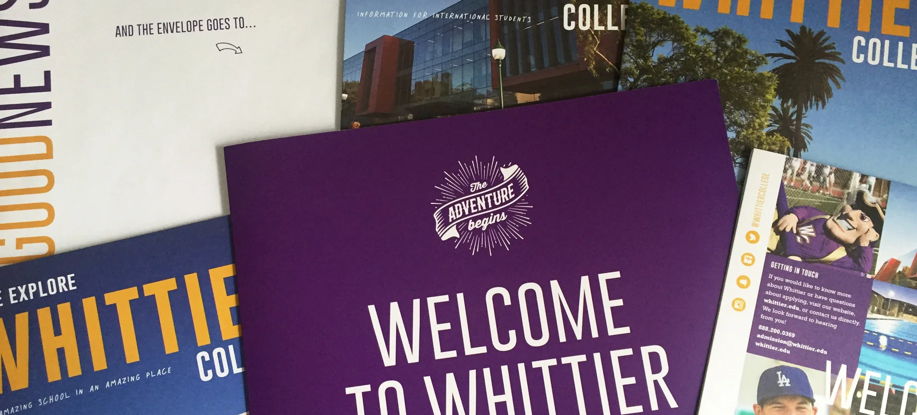 WHITTIER COLLEGE / ADMIT PACKET