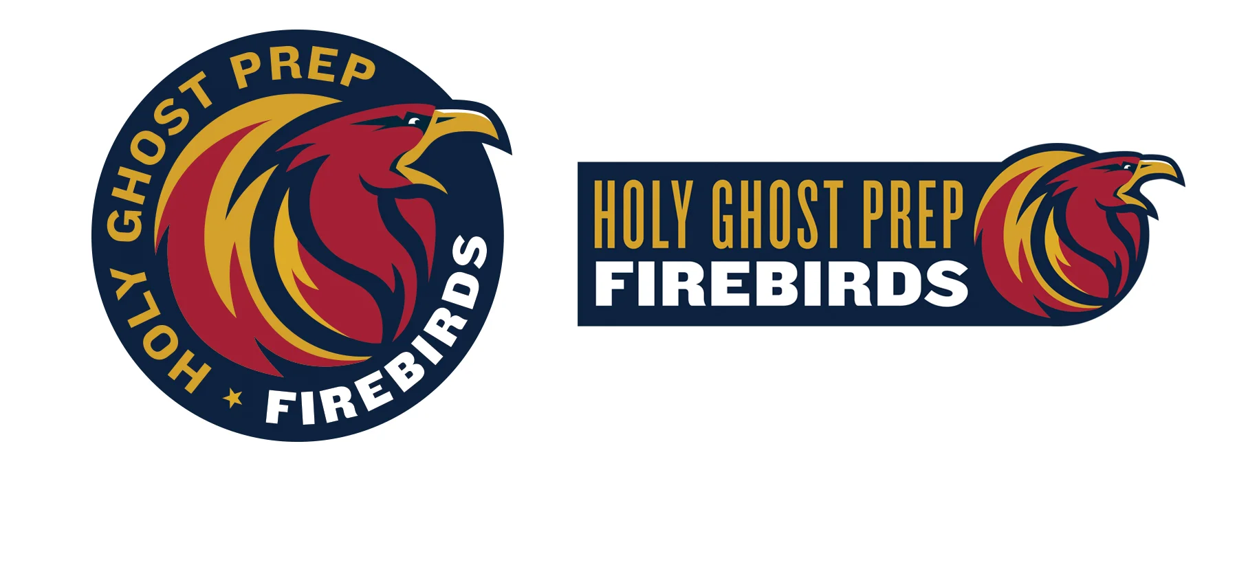 Holy Ghost Prep / Firebird Athletic Logo Variations