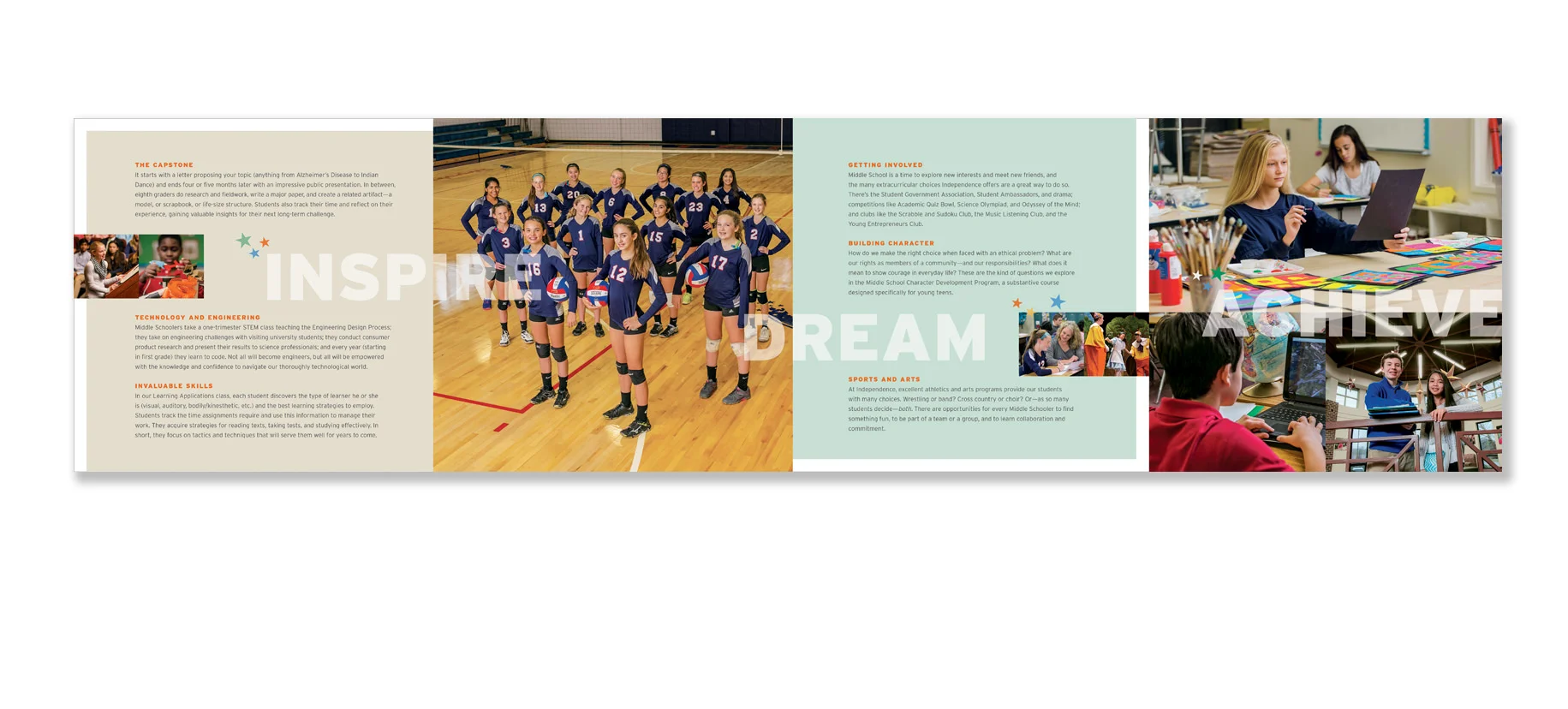 The Independence School / Middle School Brochure