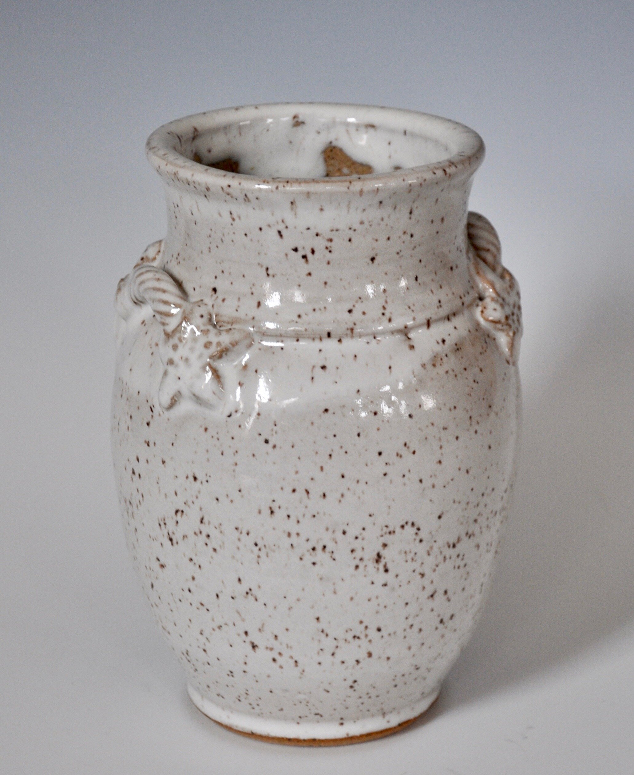 White Vase with Handles