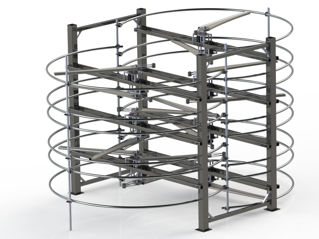 SolidWorks rendering of Whirling Dervish