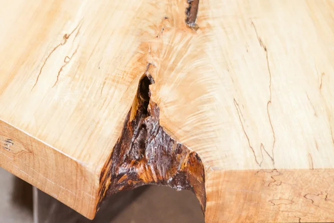 Maple Slab Coffee Table