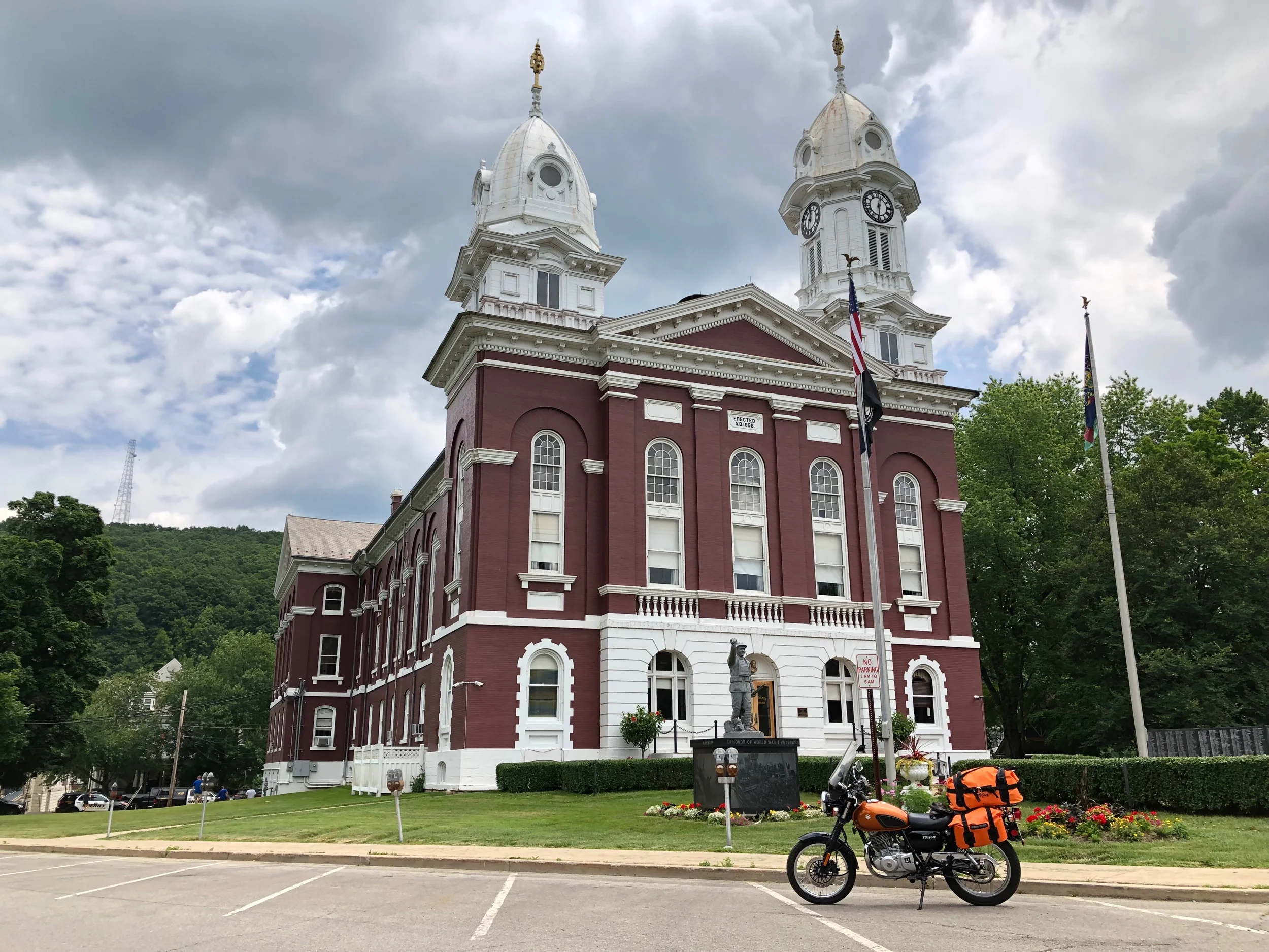 The Venango County Courthouse in Franklin, PA.