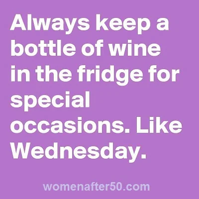 women after 50 wednesday bottle of wine.jpg