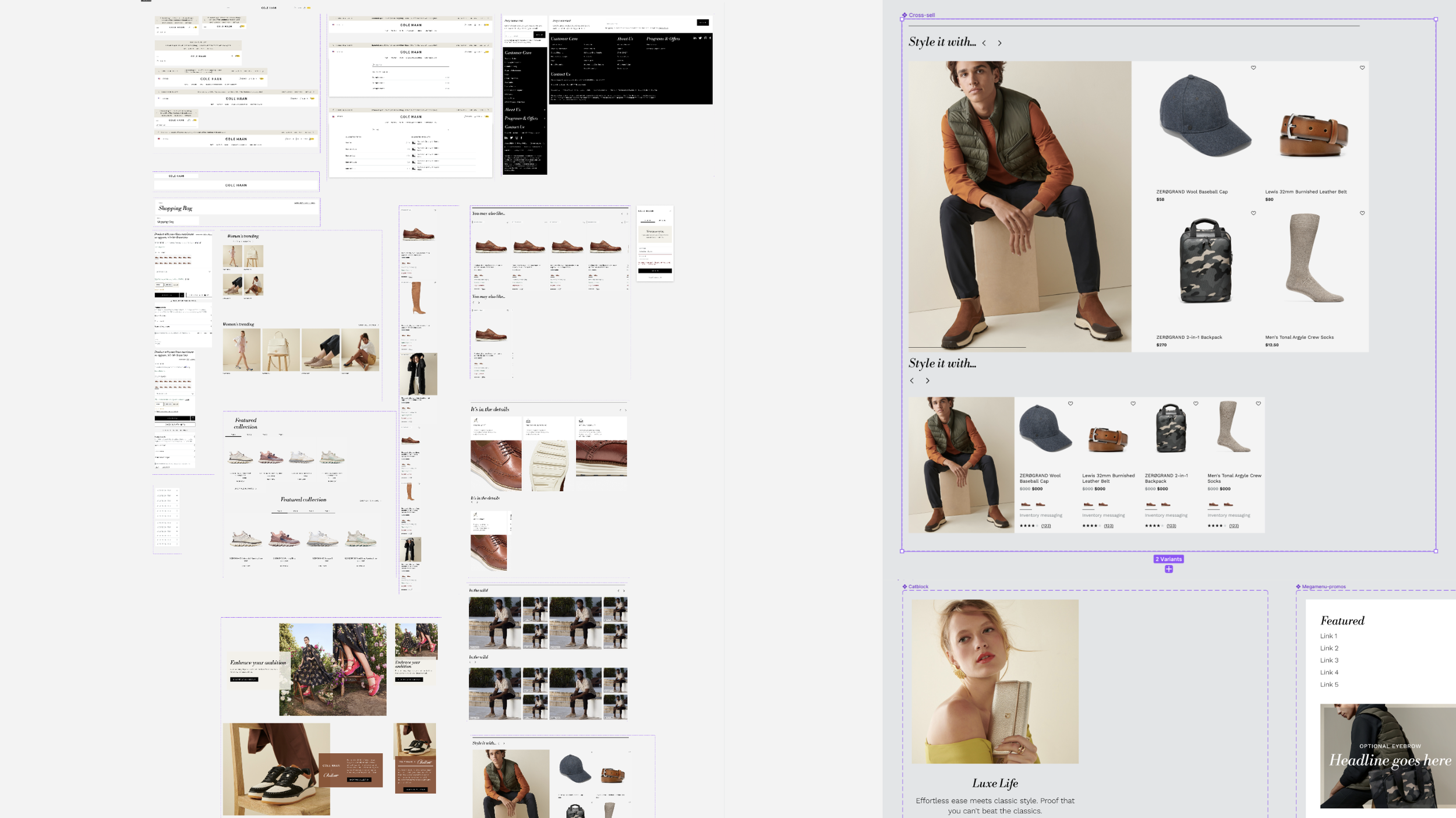 A robust component library ensured consistency and flexibility within the system.