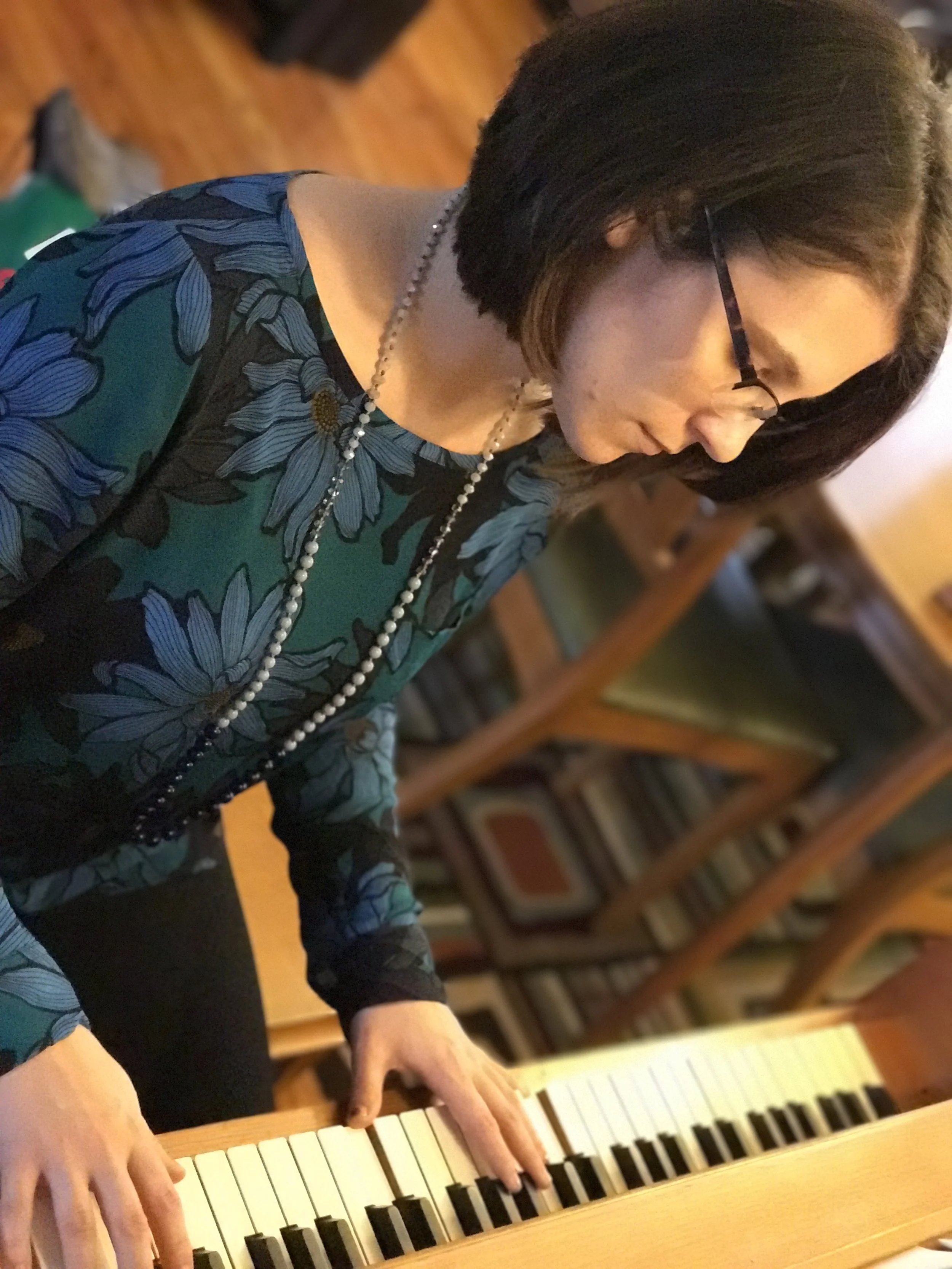 A picture my sister took the day before my most recent recording session.