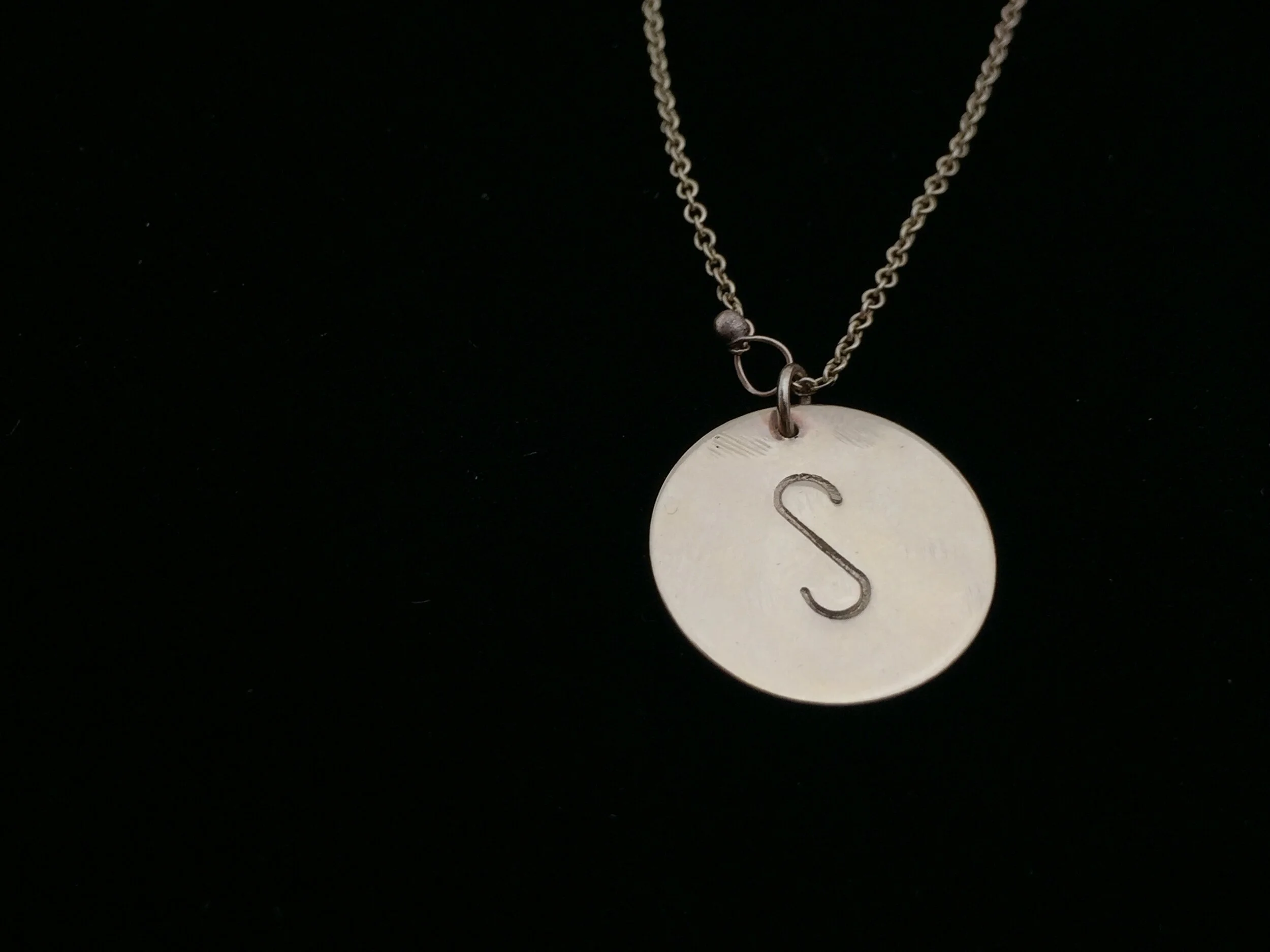 Silver Alpha Necklace 